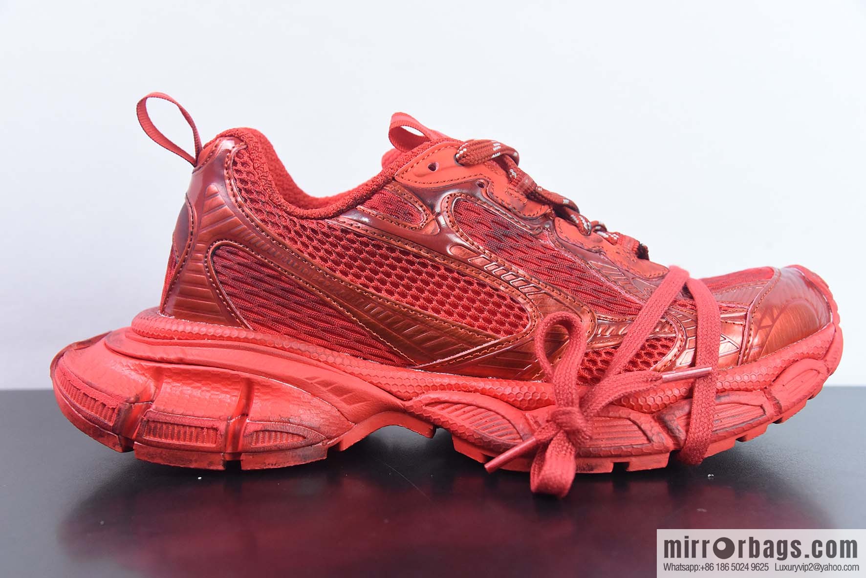 Balenciaga XXXL Balenciaga 3XL All Red Vintage Daddy Shoes
