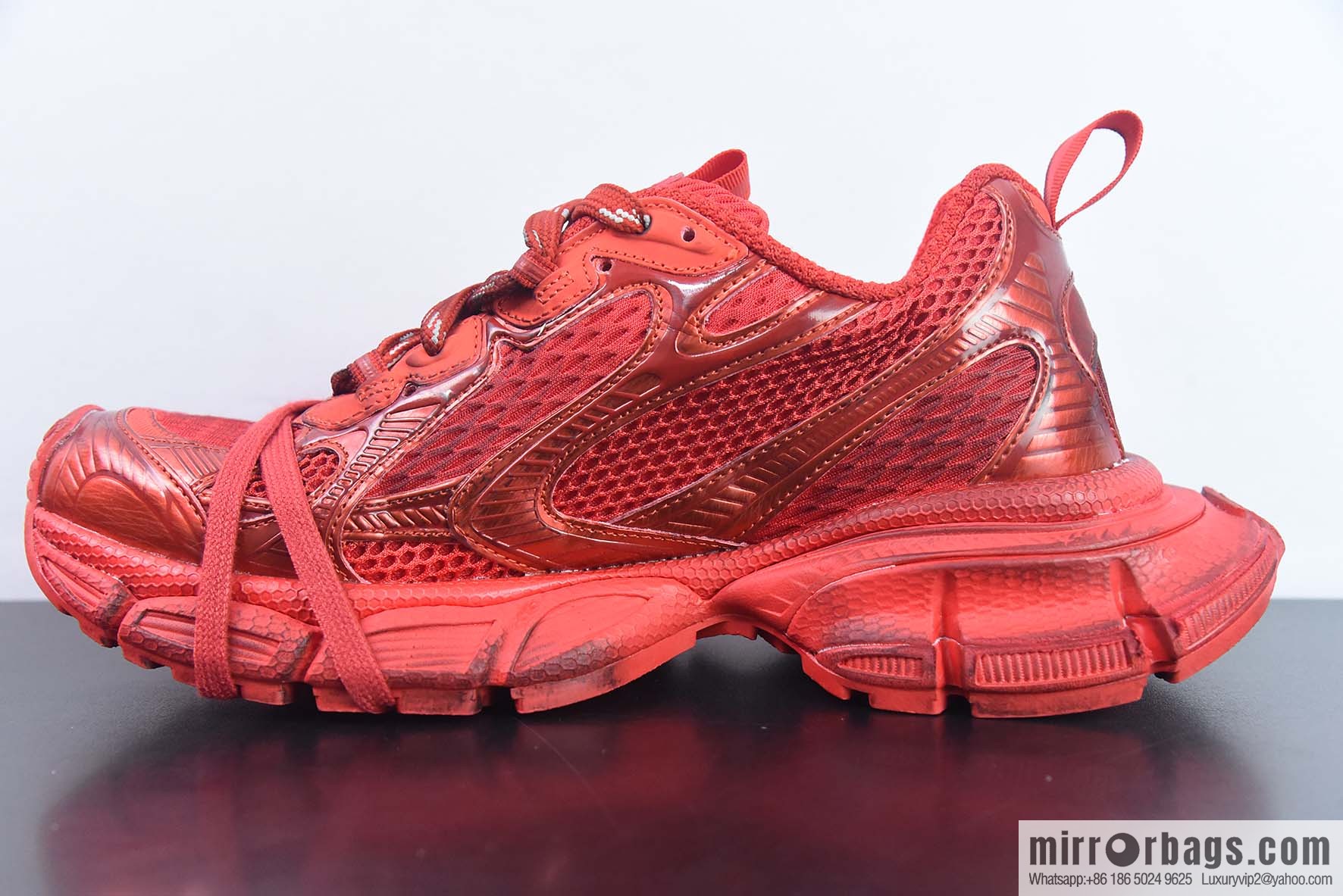 Balenciaga XXXL Balenciaga 3XL All Red Vintage Daddy Shoes