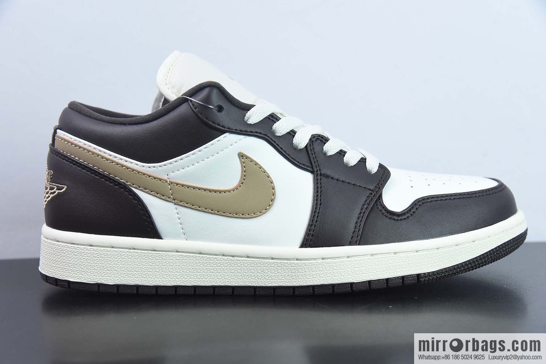 Air Jordan 1 Low dark brown, low-top basketball shoes, item number: DC0774-200