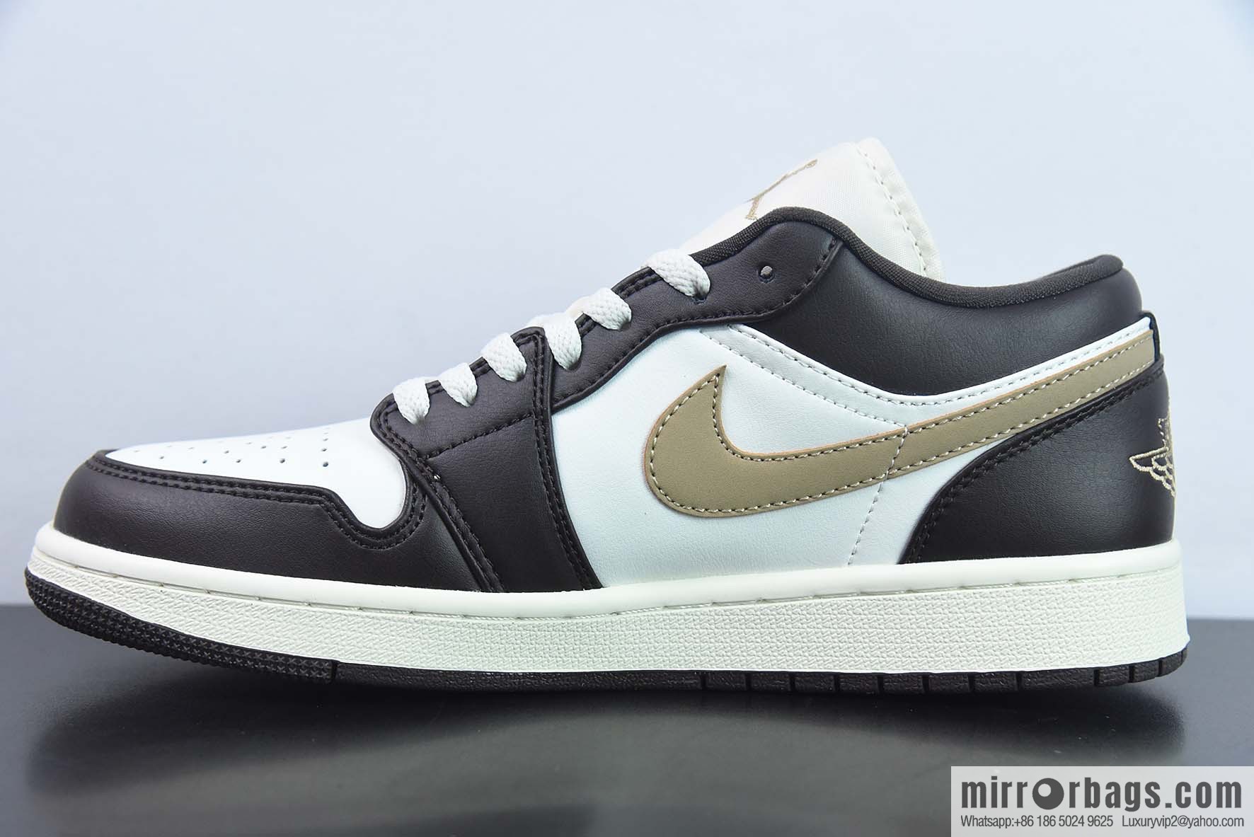 Air Jordan 1 Low dark brown, low-top basketball shoes, item number: DC0774-200