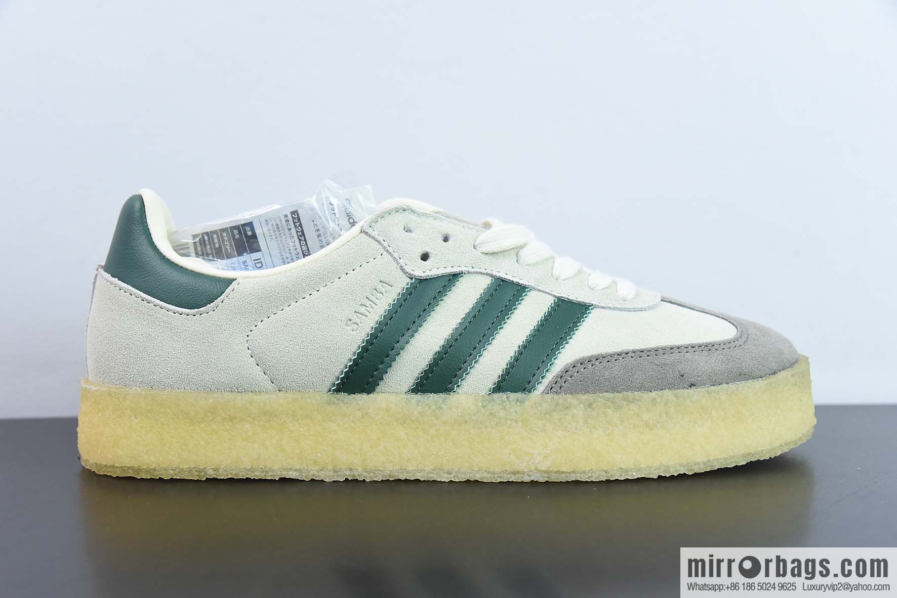 Adi KITH x Clarks x Adidas Originals 8th Street Samba board shoes, Samba KITH three-party joint model, item number: ID7297
