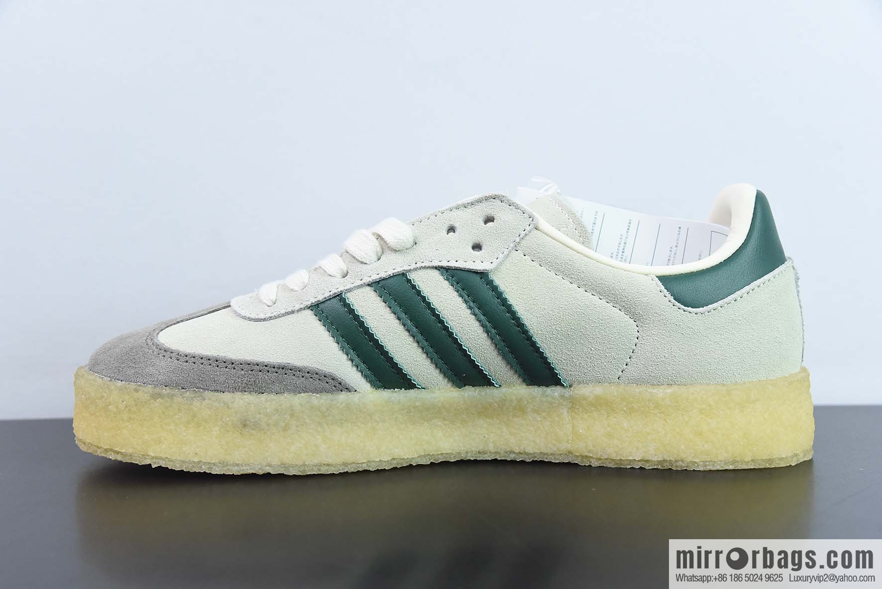 Adi KITH x Clarks x Adidas Originals 8th Street Samba board shoes, Samba KITH three-party joint model, item number: ID7297
