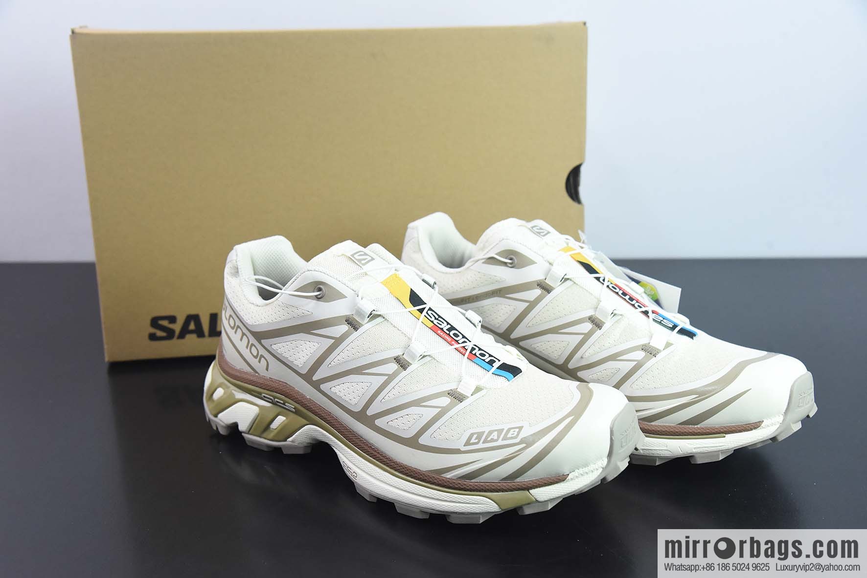 Salomon Salomon XT-6 Mist Blue Vintage Functional Trend Casual Mountaineering sneakers 417510