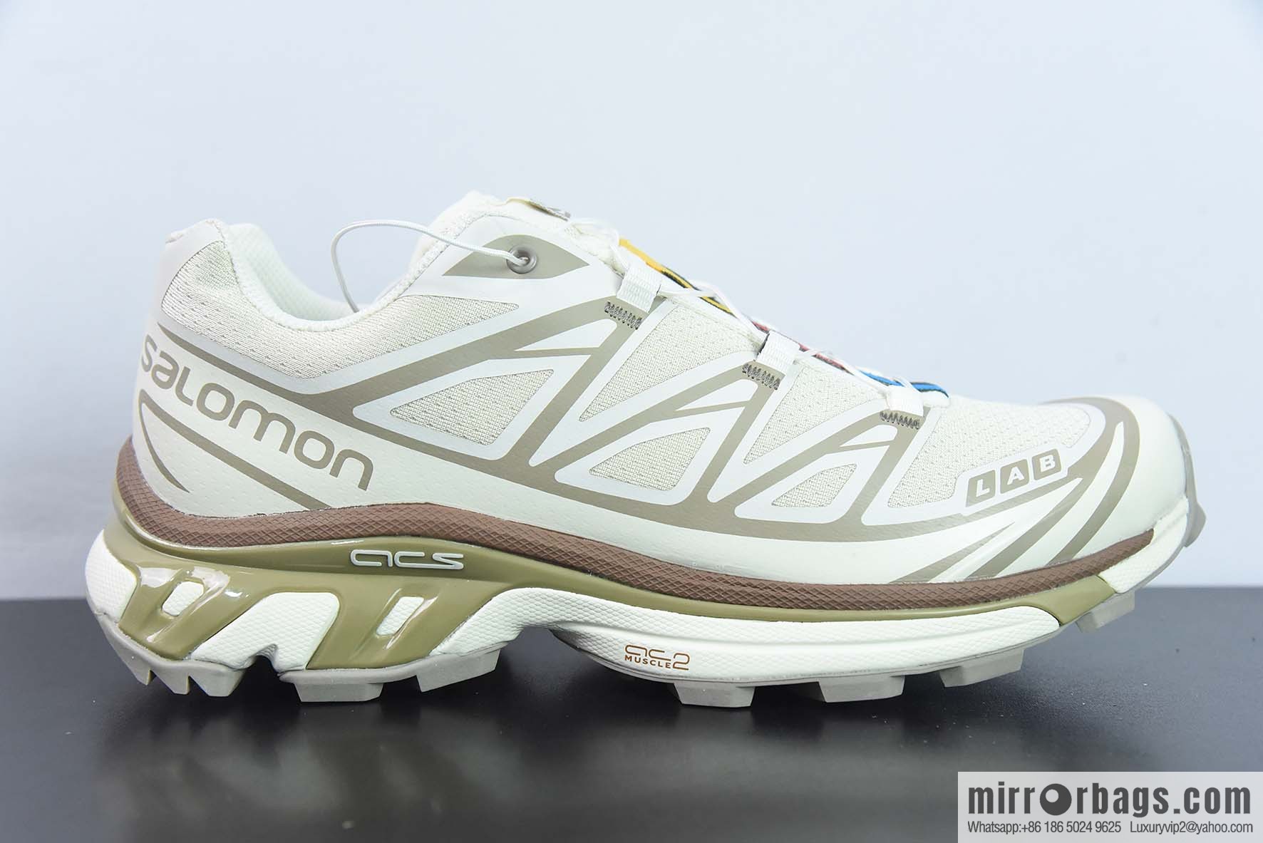 Salomon Salomon XT-6 Mist Blue Vintage Functional Trend Casual Mountaineering sneakers 417510