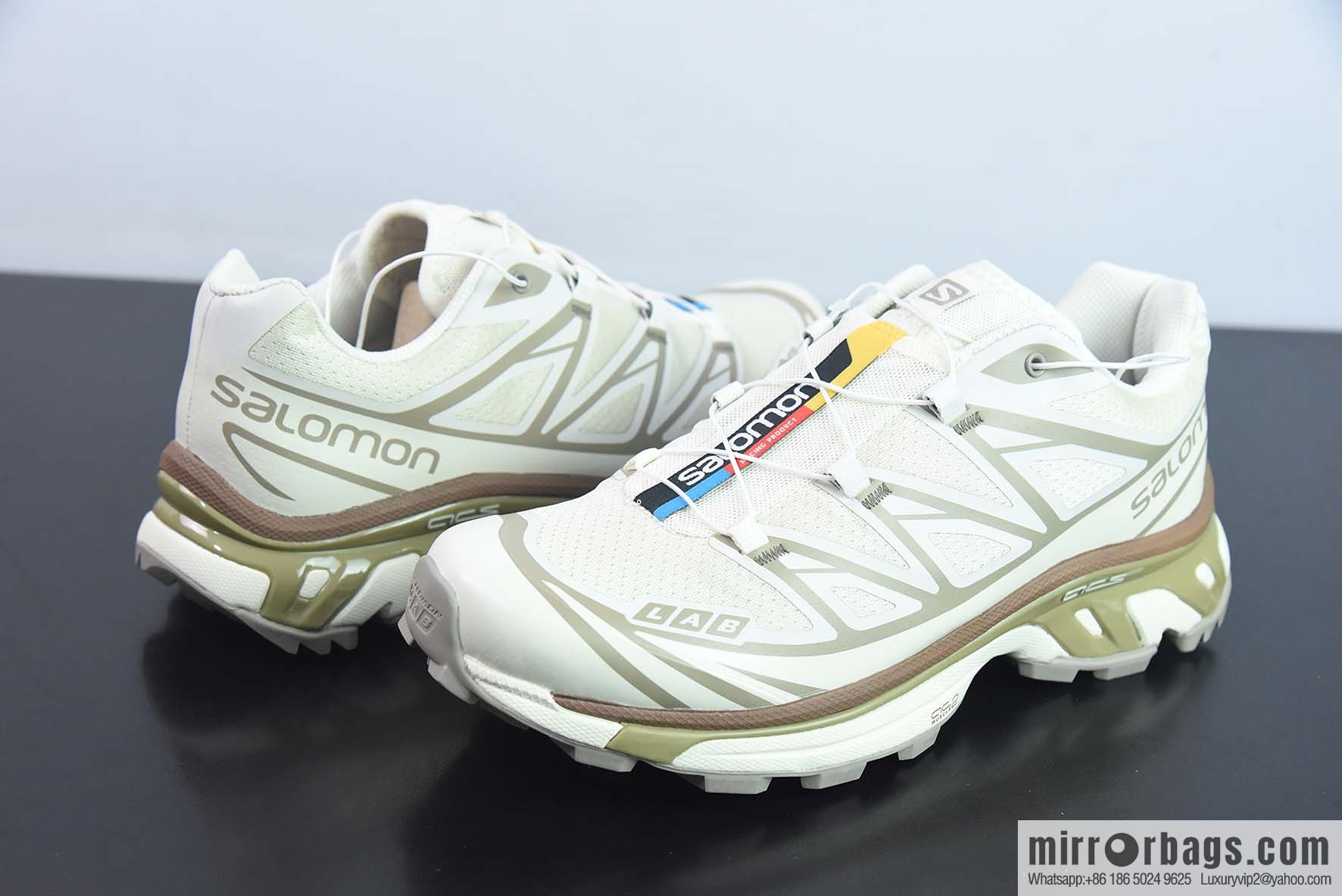 Salomon Salomon XT-6 Mist Blue Vintage Functional Trend Casual Mountaineering sneakers 417510