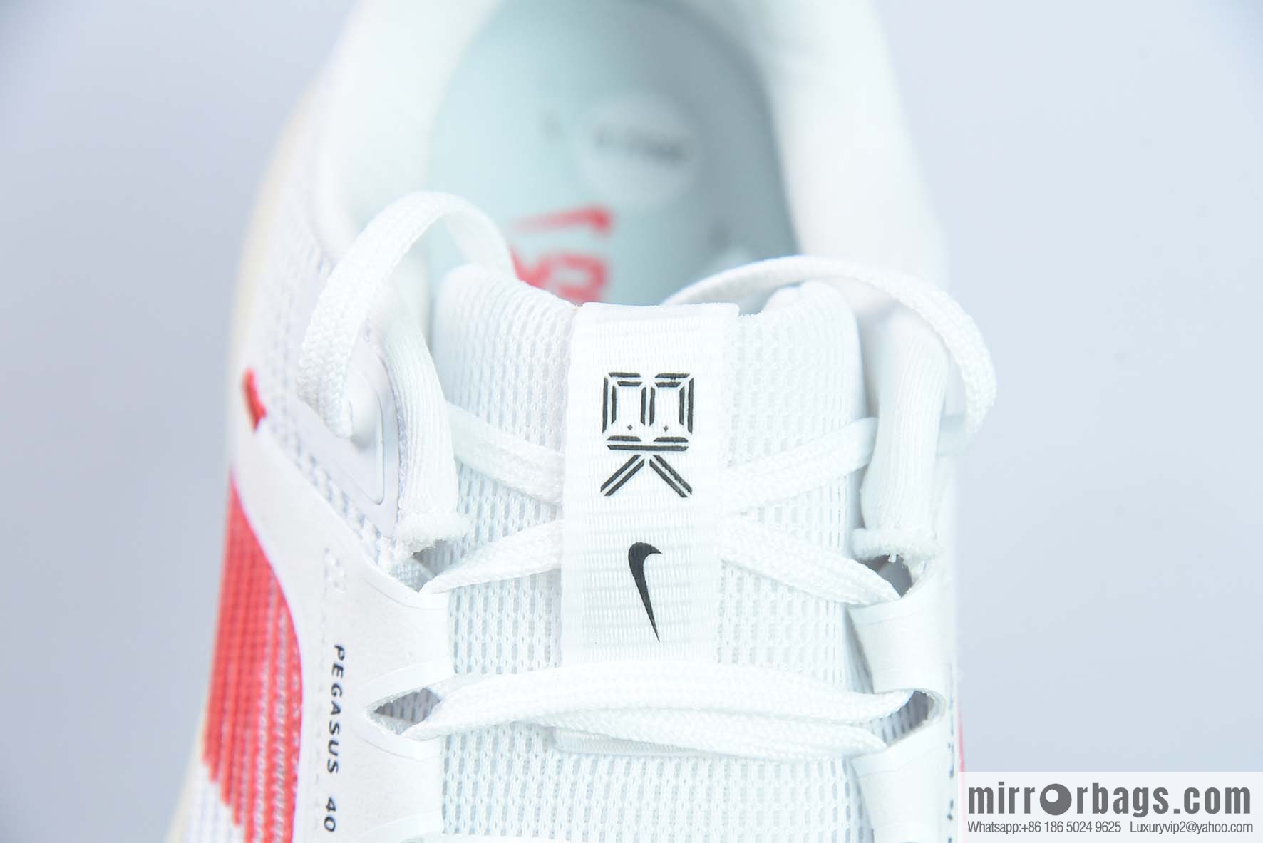 Air Zoom Pegasus 40 Pegasus series, white and red, black hook sneakers item number: FJ0686 100