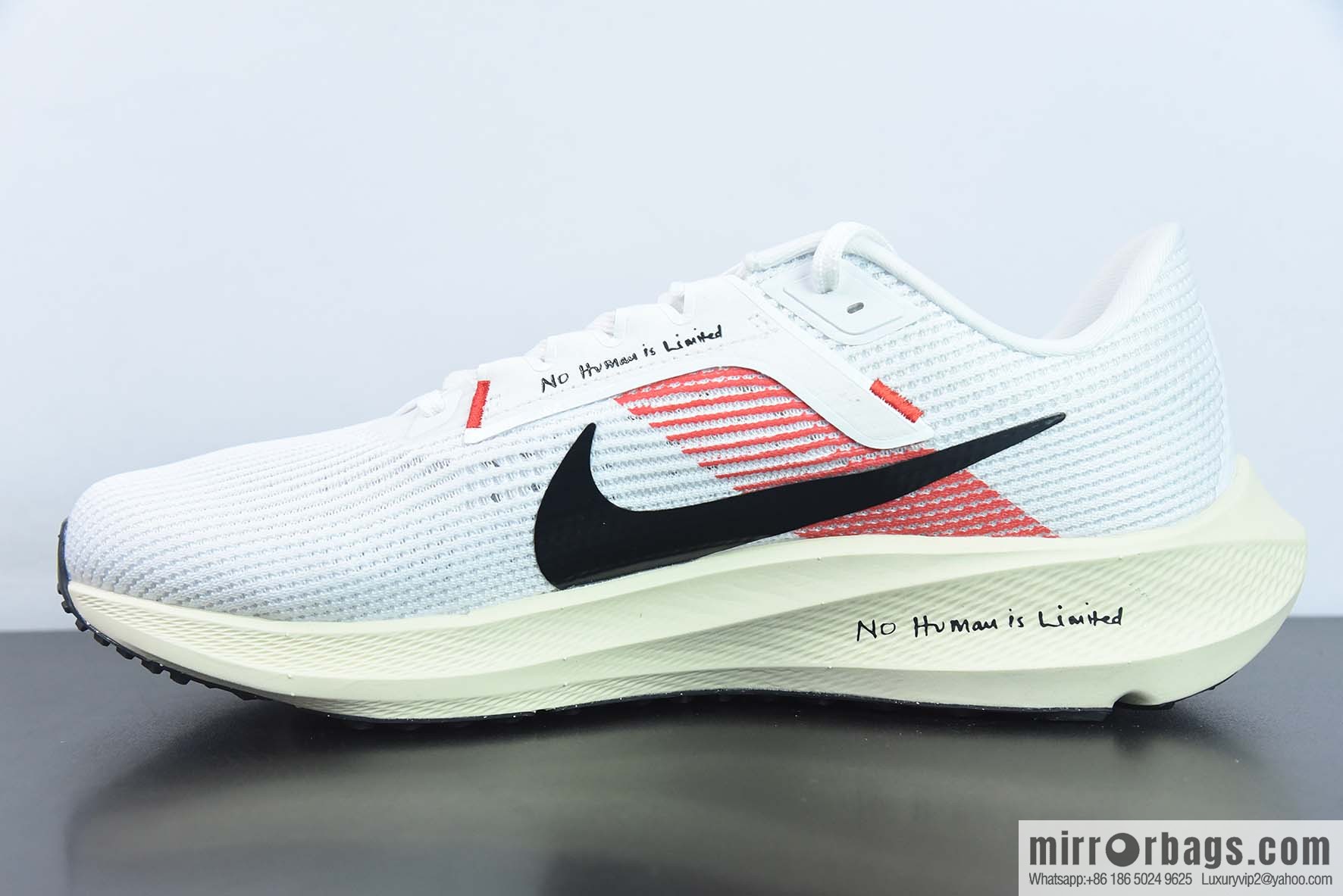 Air Zoom Pegasus 40 Pegasus series, white and red, black hook sneakers item number: FJ0686 100