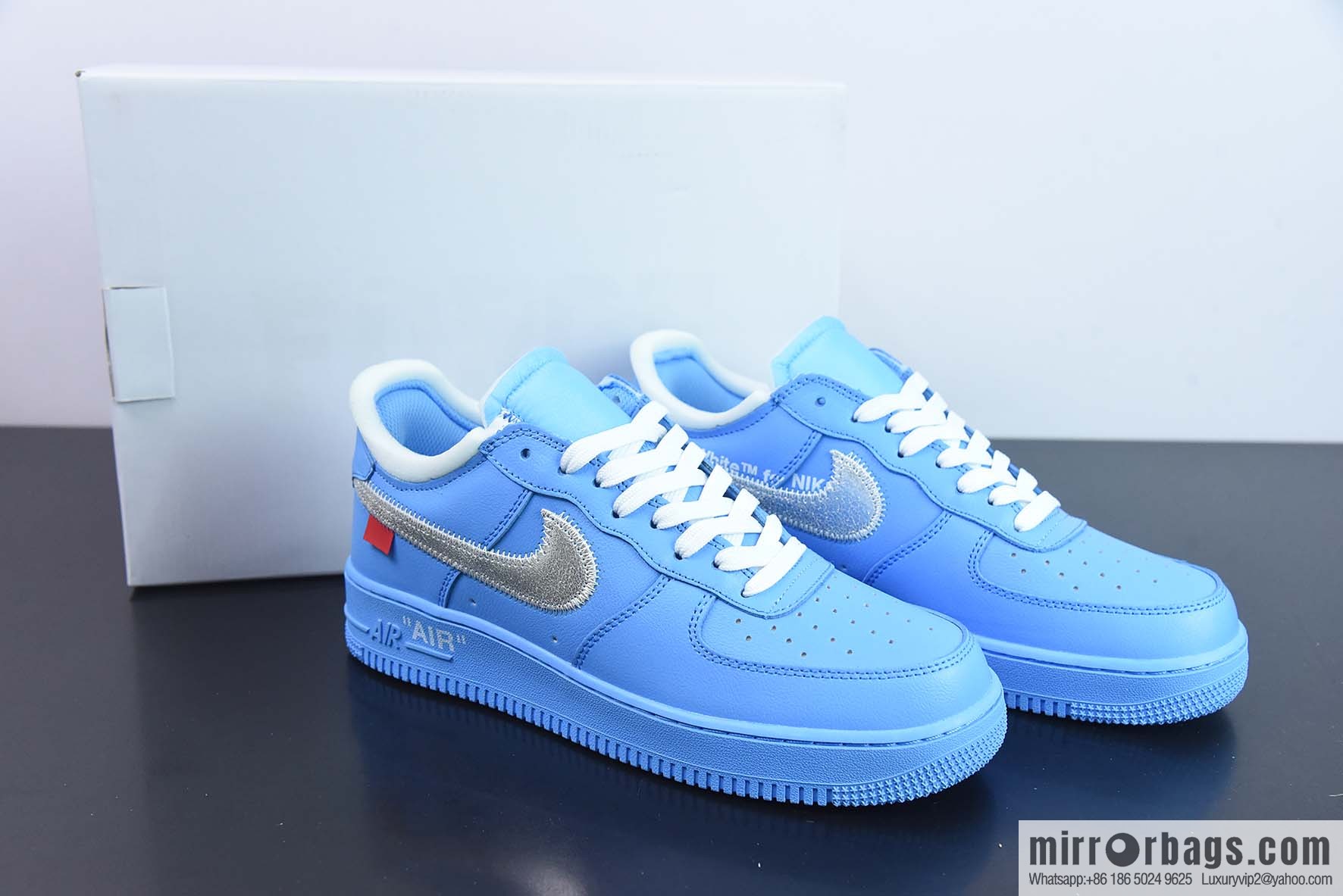 NK AF1 MCA Blue Art Gallery, joint Air Force One low-top sports shoes, official item number: CI1173-400