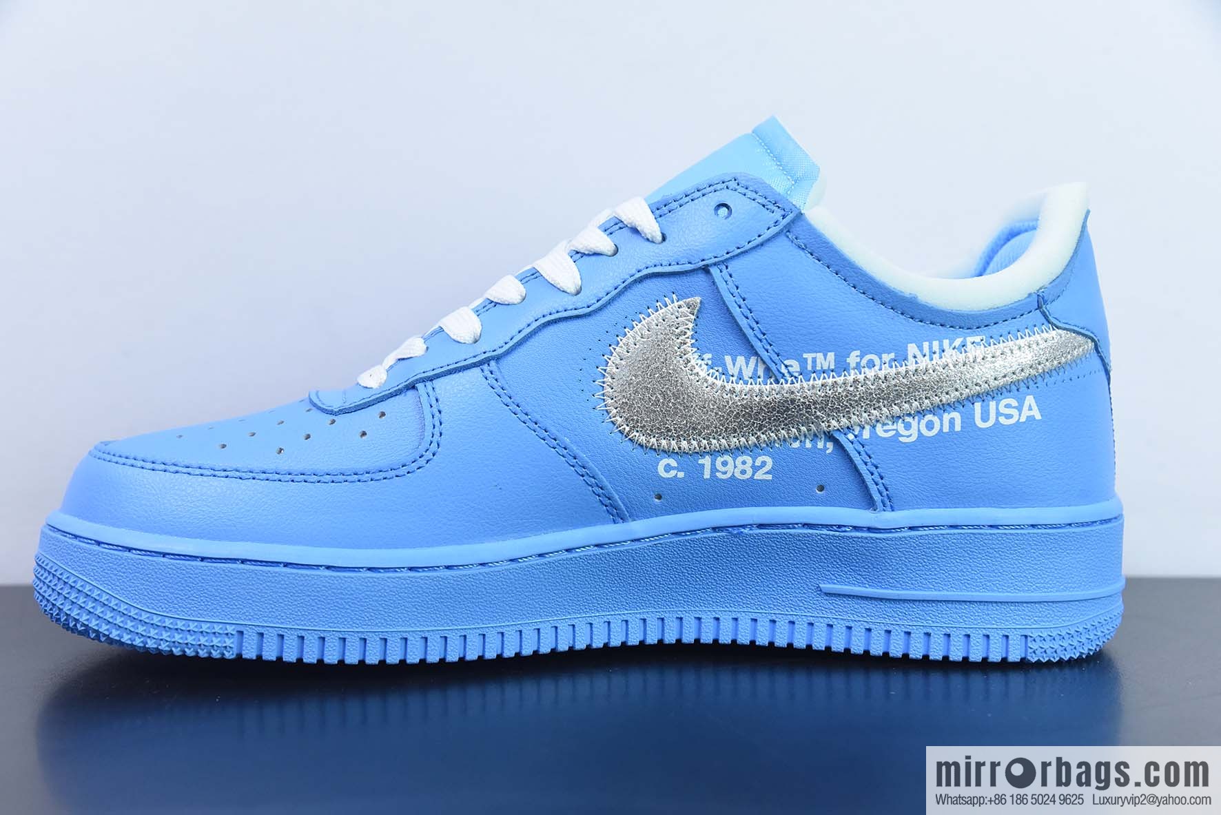 NK AF1 MCA Blue Art Gallery, joint Air Force One low-top sports shoes, official item number: CI1173-400