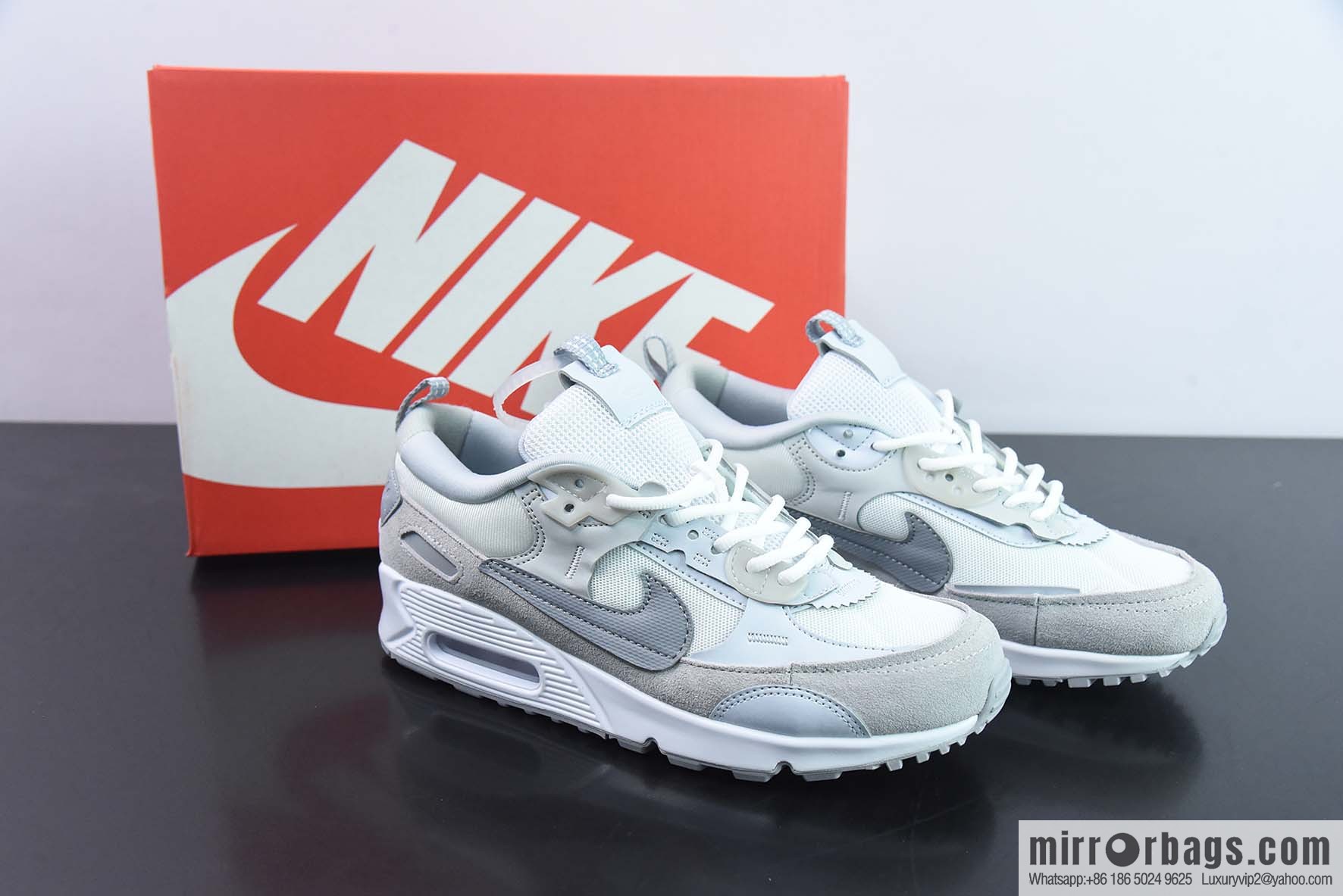 NK Air Max 90 Futura Deconstruction Low Top Vintage Versatile Air Unit Leisure Sports Jogging Shoes, Item Number: DM9922-103