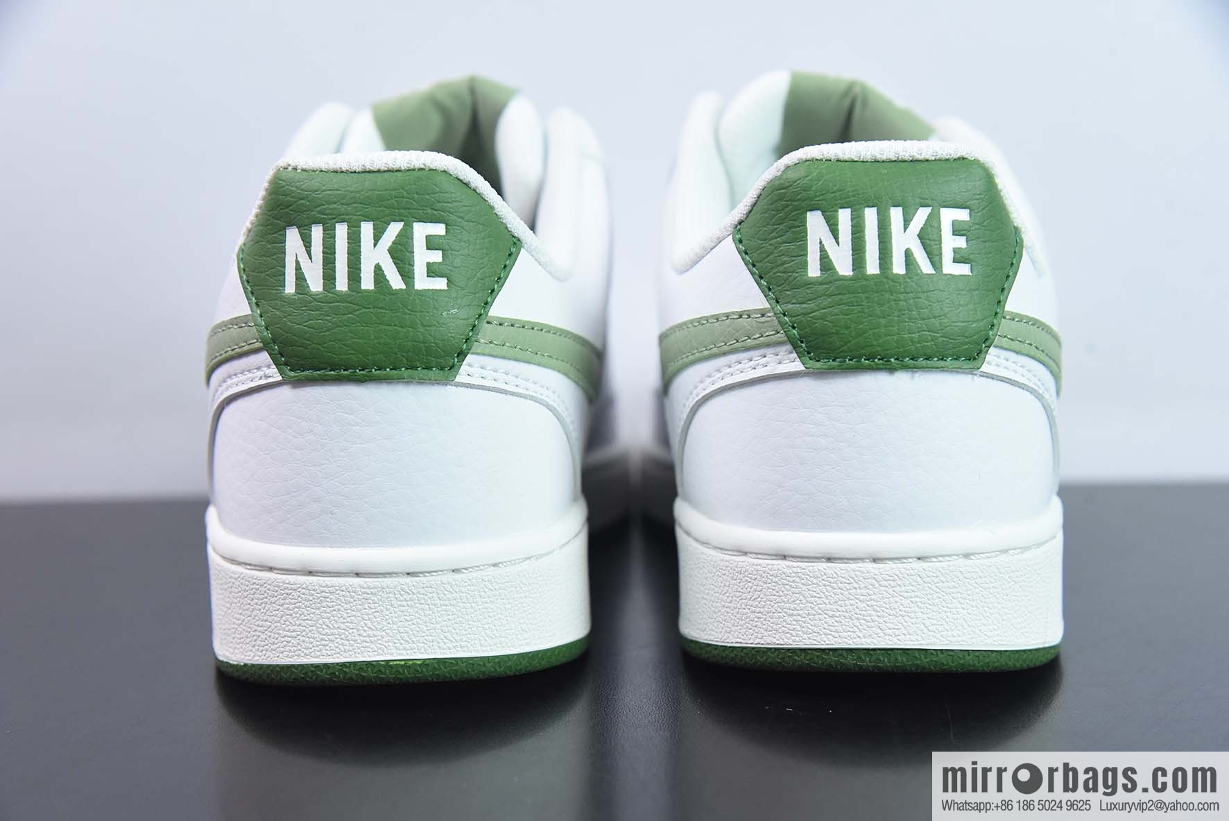 NK Court Vision Low CV Low Top Vintage Versatile breathable sports shoes, white and green, item number: FJ5480 100
