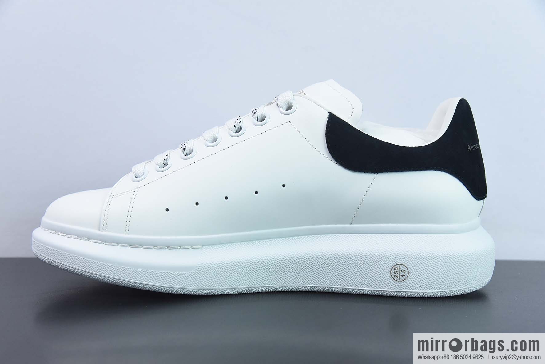 Alexander McQueen, black suede low-top sneakers