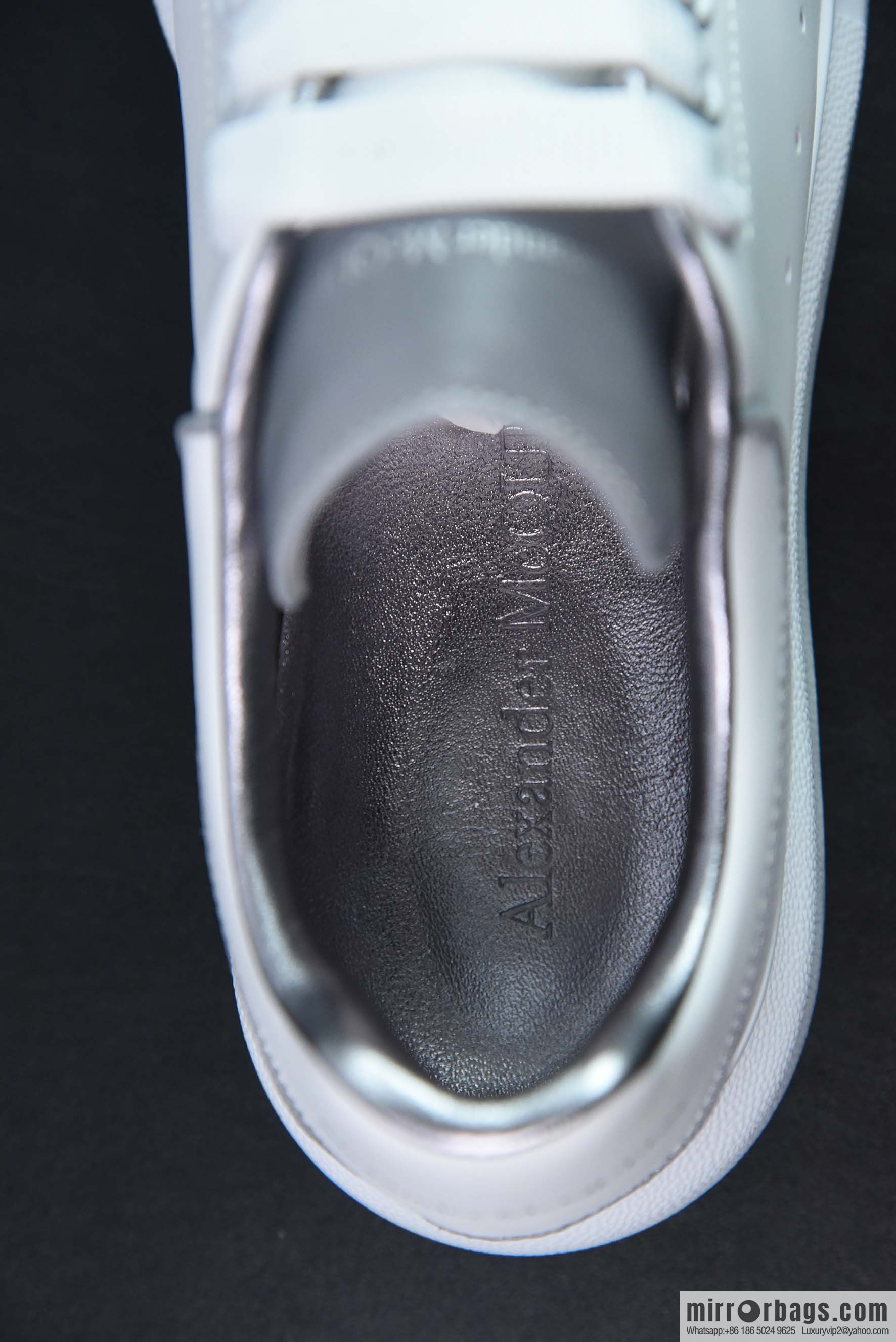 Alexander McQueen 3M White Low Top Sneakers