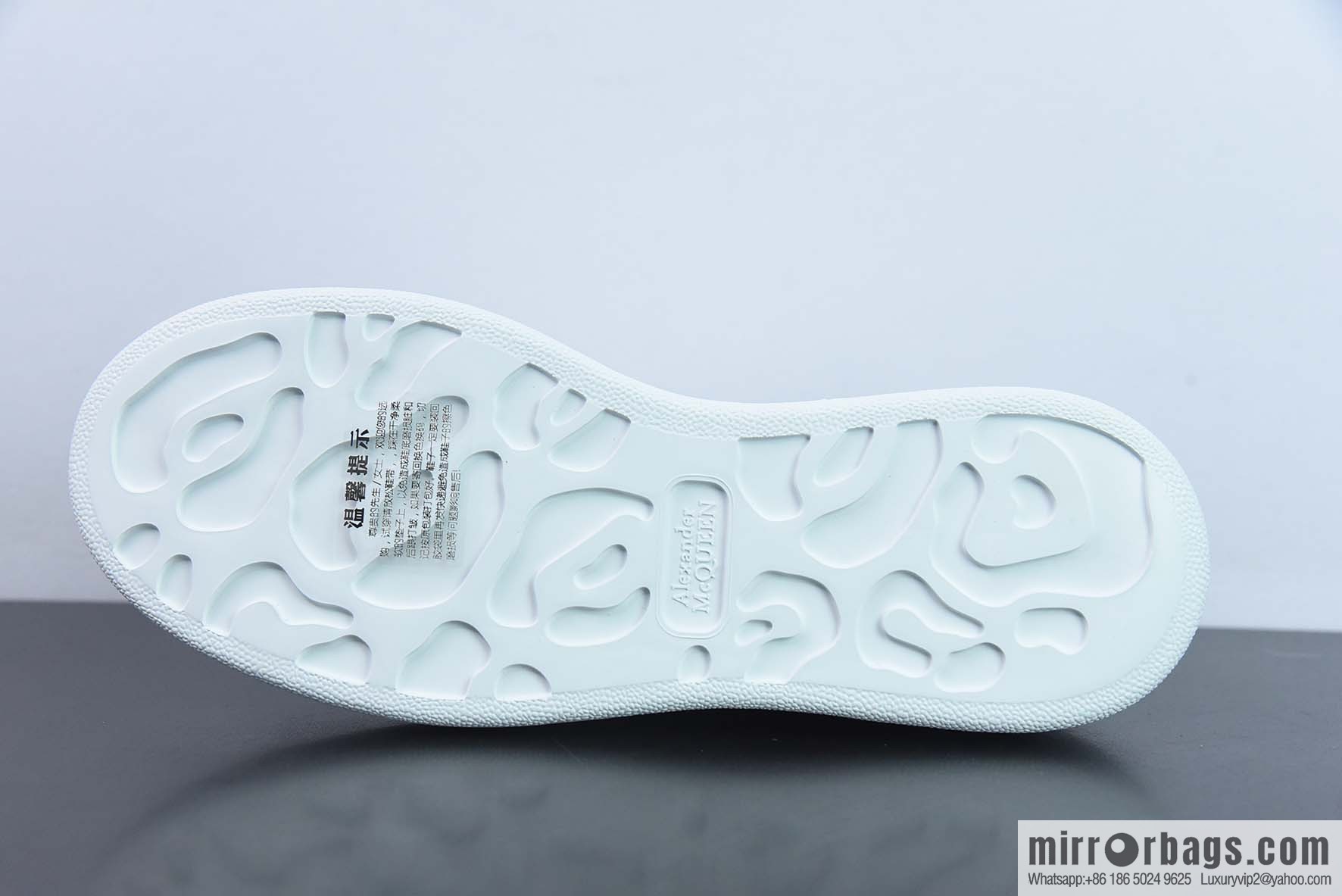 Alexander McQueen 3M White Low Top Sneakers