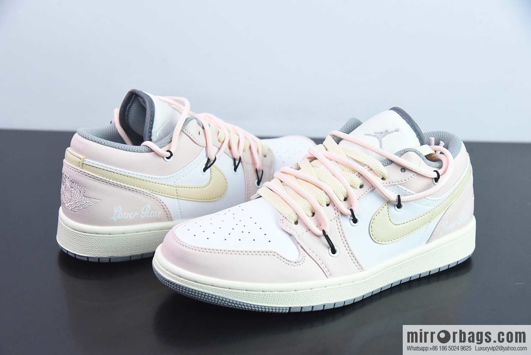 NK Air Jordan 1 Low AJ1 Joe 1 Customized Edition, strap deconstruction, sports culture basketball shoes, item number: 553558-053