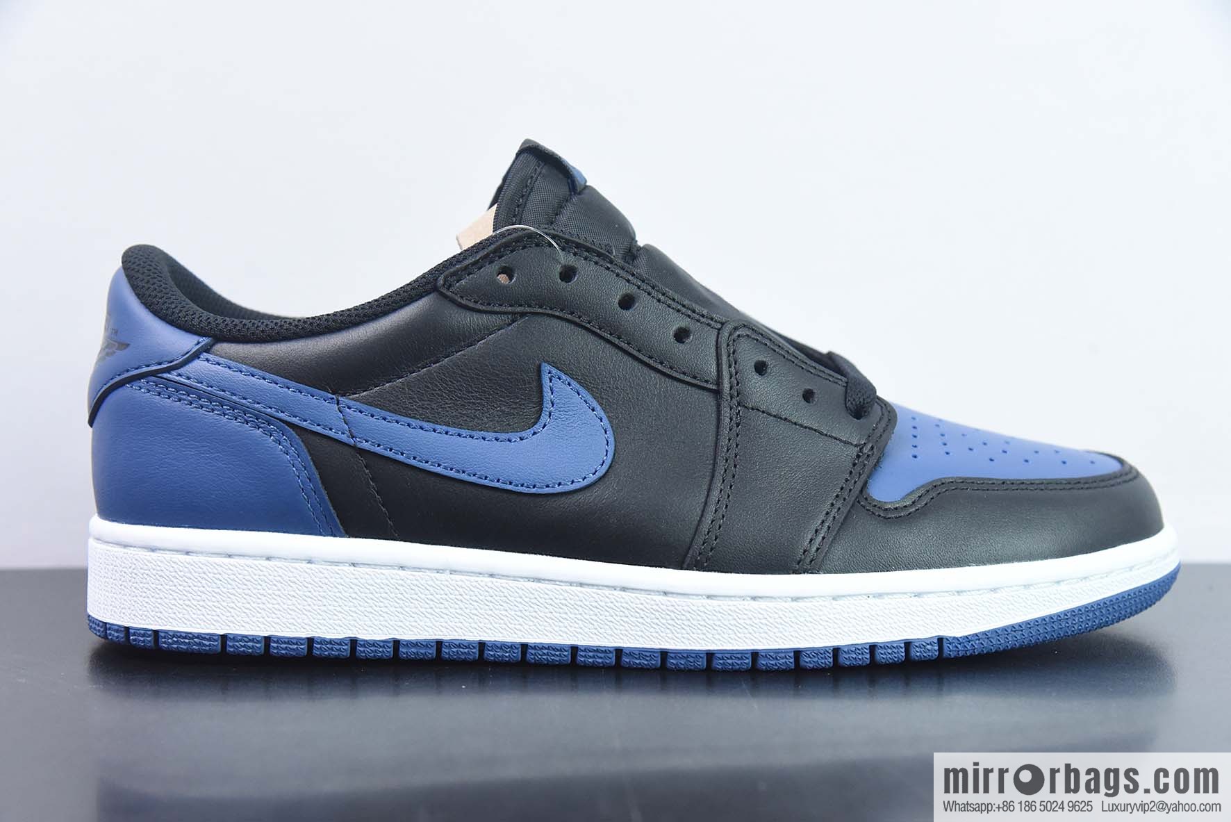 Air Jordan 1 Retro Low AJ1 Joe 1 low top, black and blue, item number: CZ0775-041
