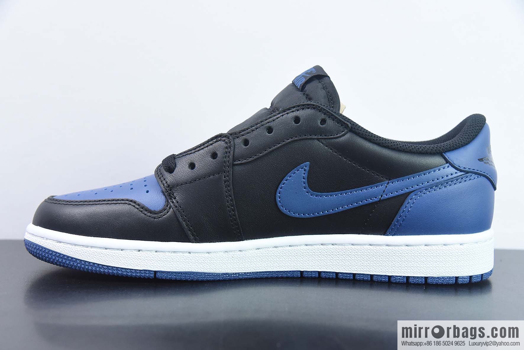 Air Jordan 1 Retro Low AJ1 Joe 1 low top, black and blue, item number: CZ0775-041