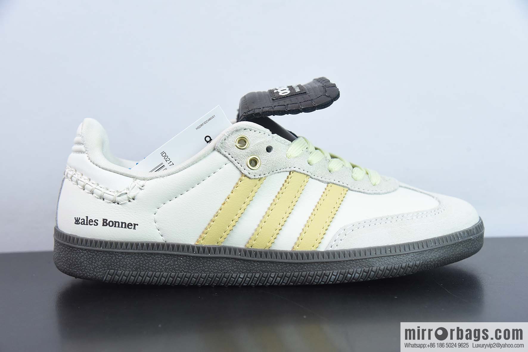 Adidas Clover SAMBA Low Top Dexin Board Shoes/Gray Brown, Big tongue