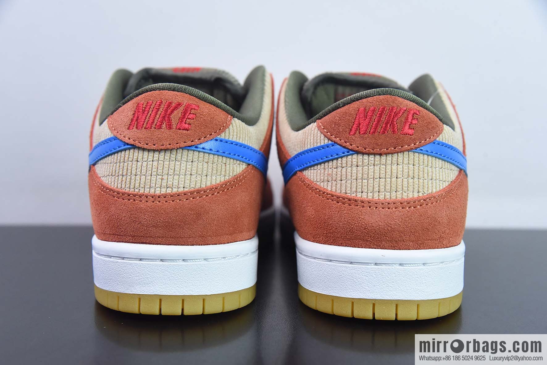 Nk SB Dunk Low Pro Color corduroy low-top casual sports skate shoes Item number: BQ6817-201