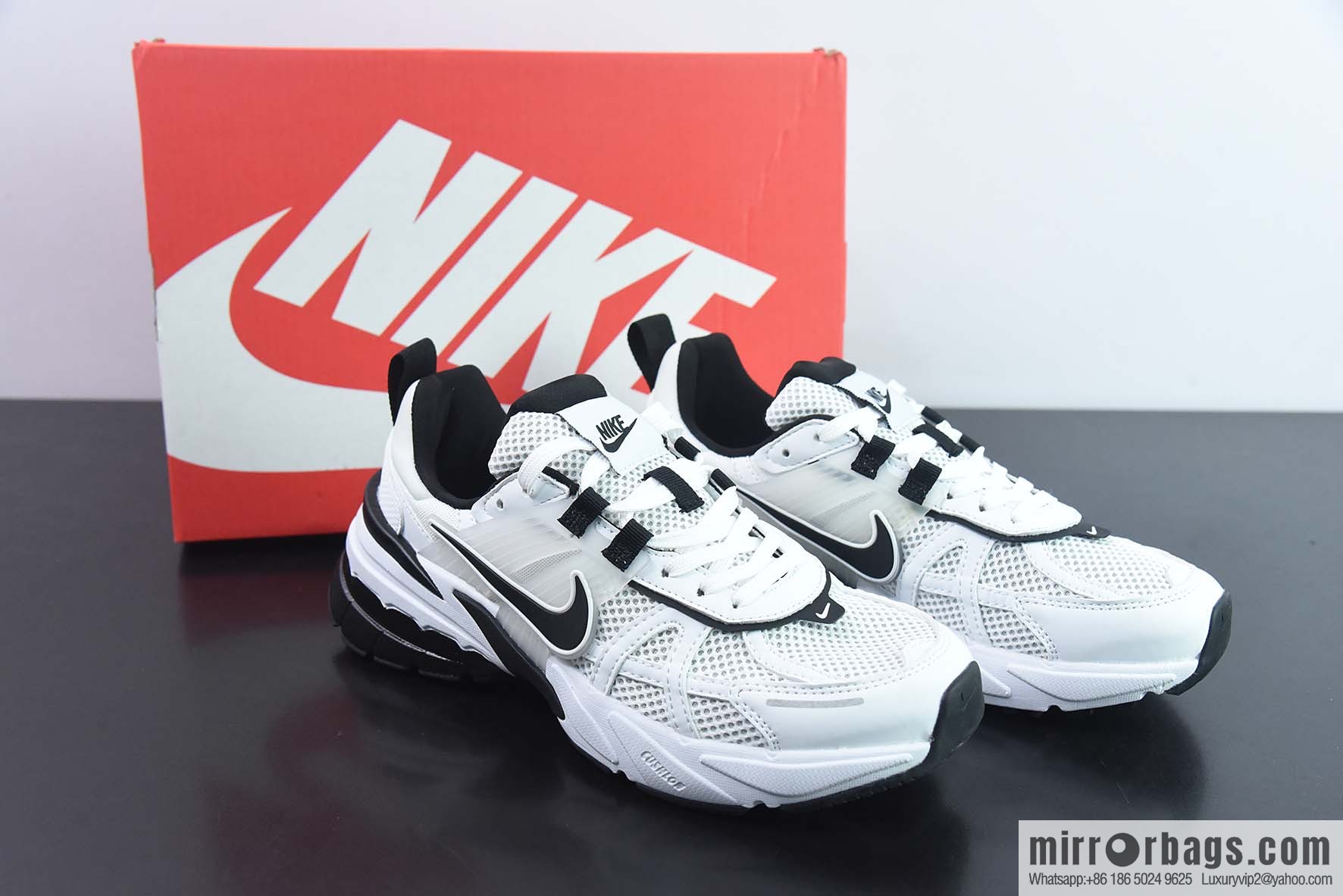 NIKE V2K Runtekk shock-absorbing non-slip Vintage low-top running shoesSKU: FD0736 102
