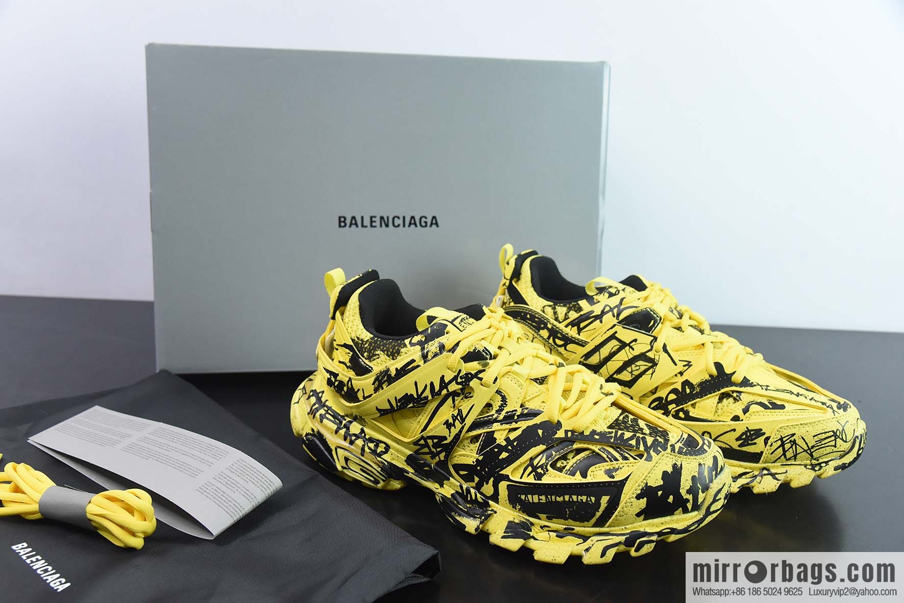 BALENCIAGA Track Mule Clear Sole Sneakers 3.0 Pure Original sneakers