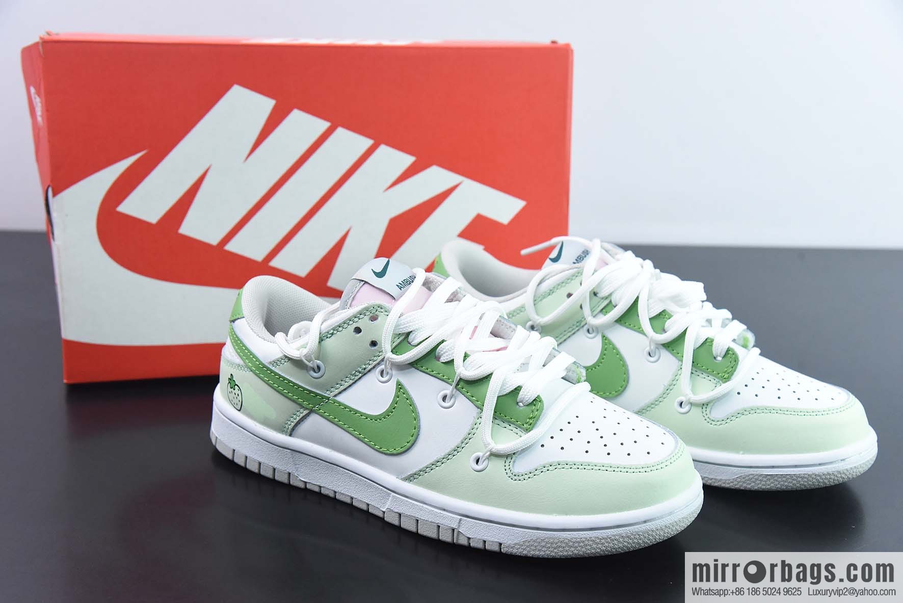 NK Dunk Low Deconstruction, Milk Strawberry, Gray White Blue Low Top Sneakers Item Number: FD1232-002