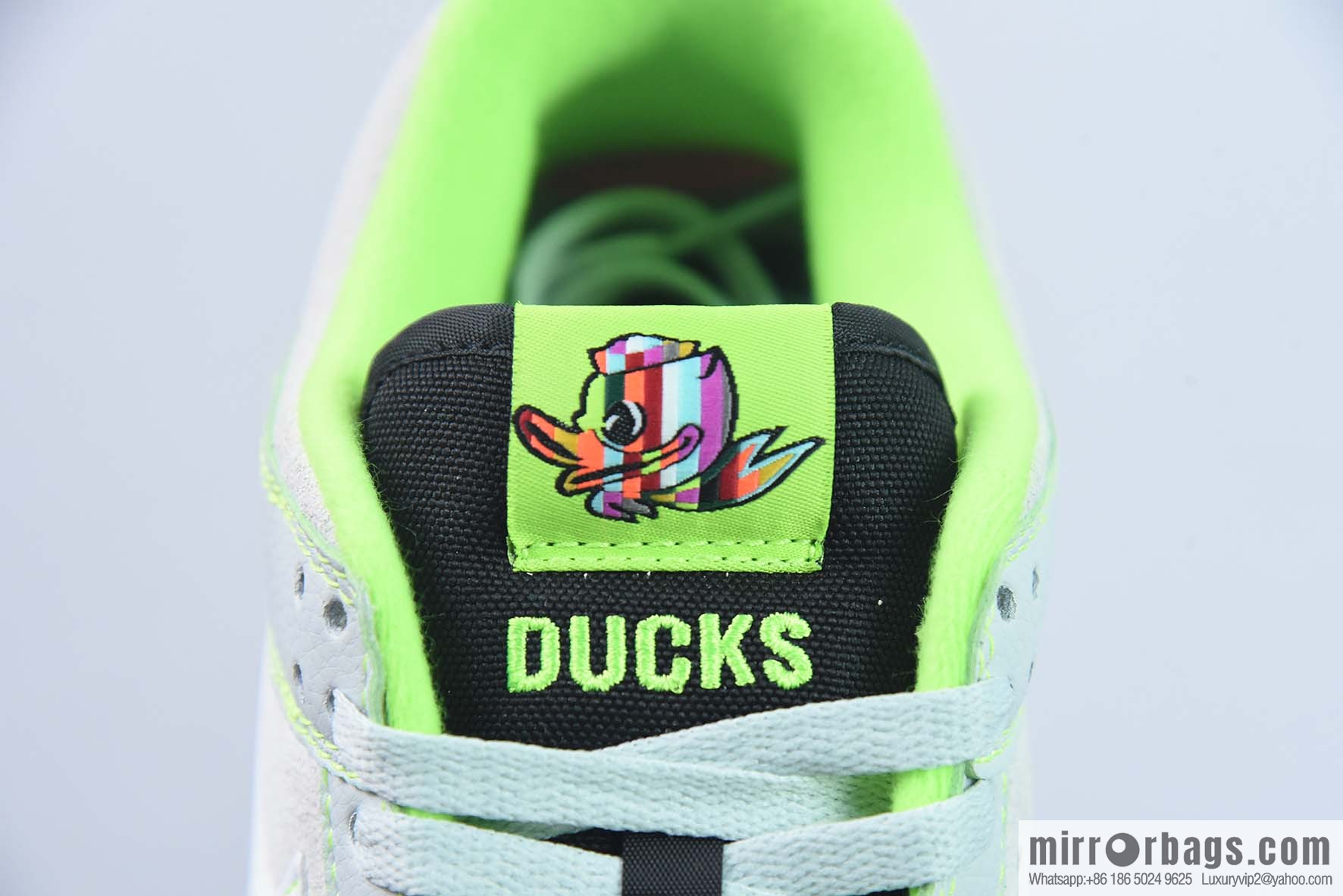 Nike Dunk Low Oregon Ducks theme color scheme board shoes, item number: FQ7260-001