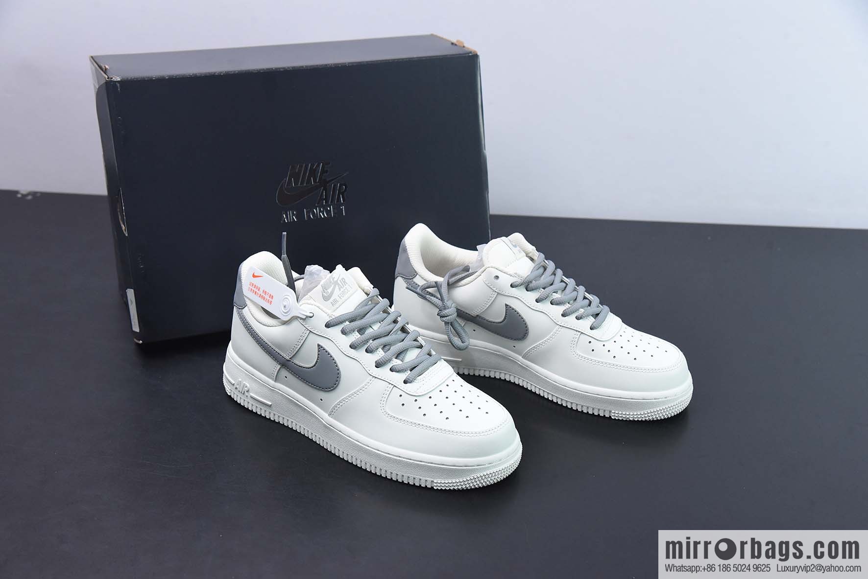 Nike Air Force 1 Low '07 Low Top Air Force One Casual Board Shoes Rice Grey Item Number: CQ5059-222