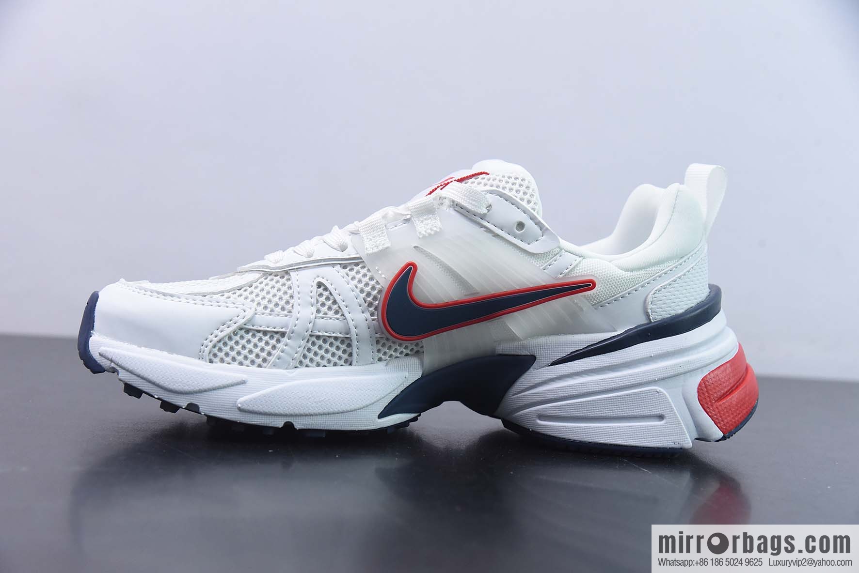NK V2K Runtekk shock-absorbing non-slip low-top Vintage dad shoes running shoes FD0736-110