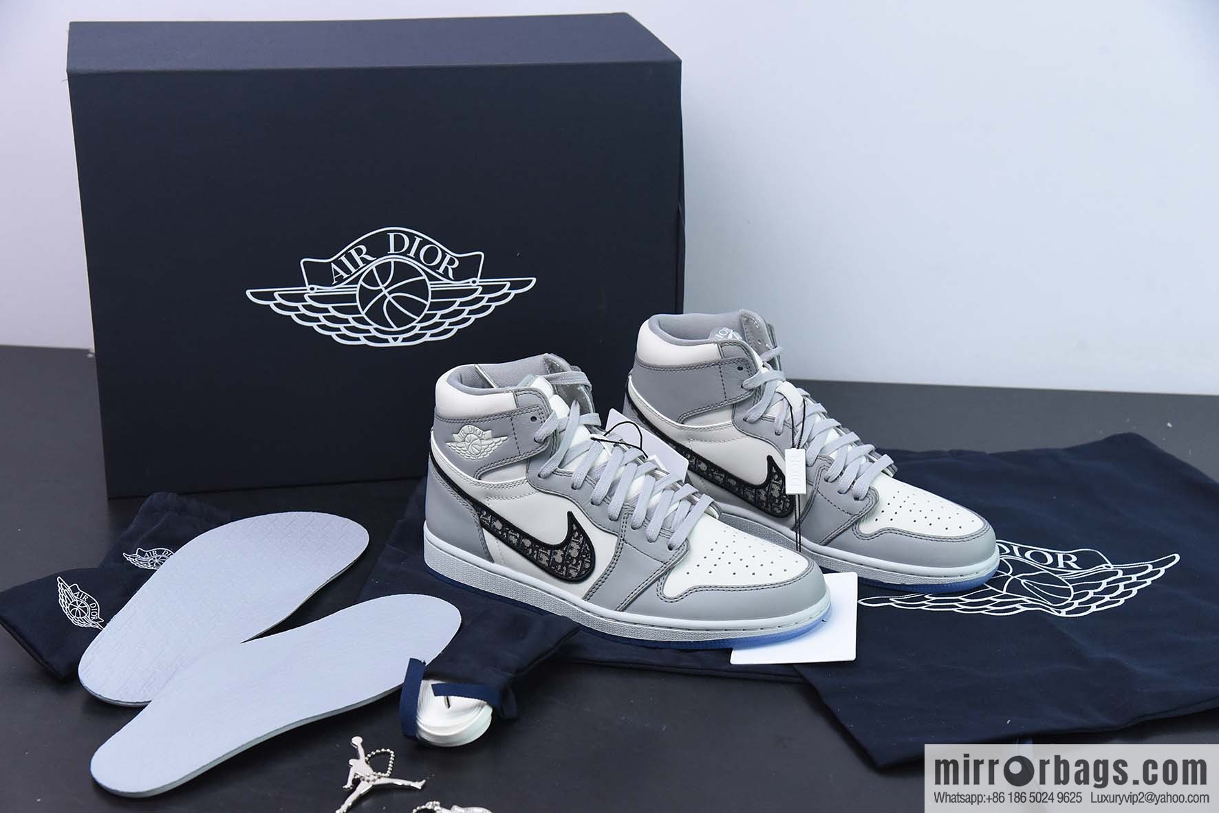 Dior X Air jordanan high OG sneakers Part Number: CN8607-002