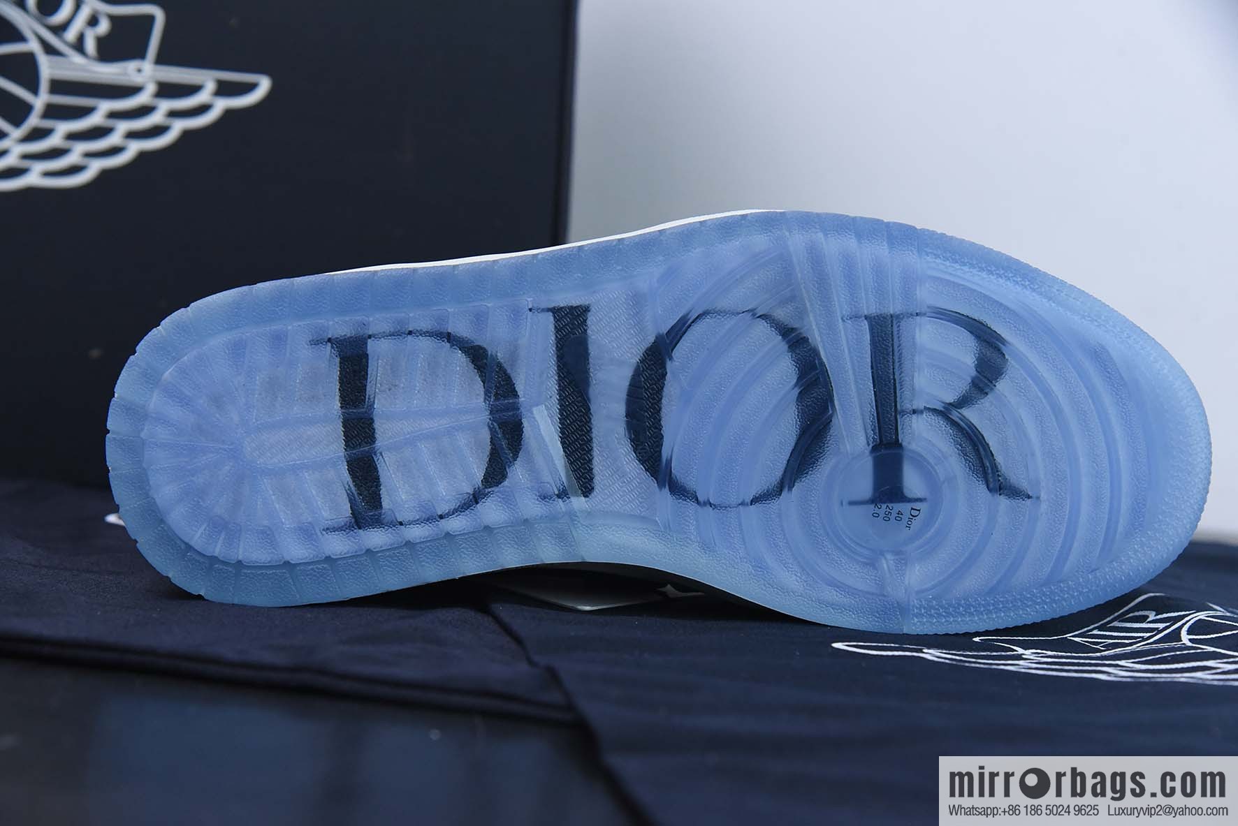 Dior X Air jordanan high OG sneakers Part Number: CN8607-002