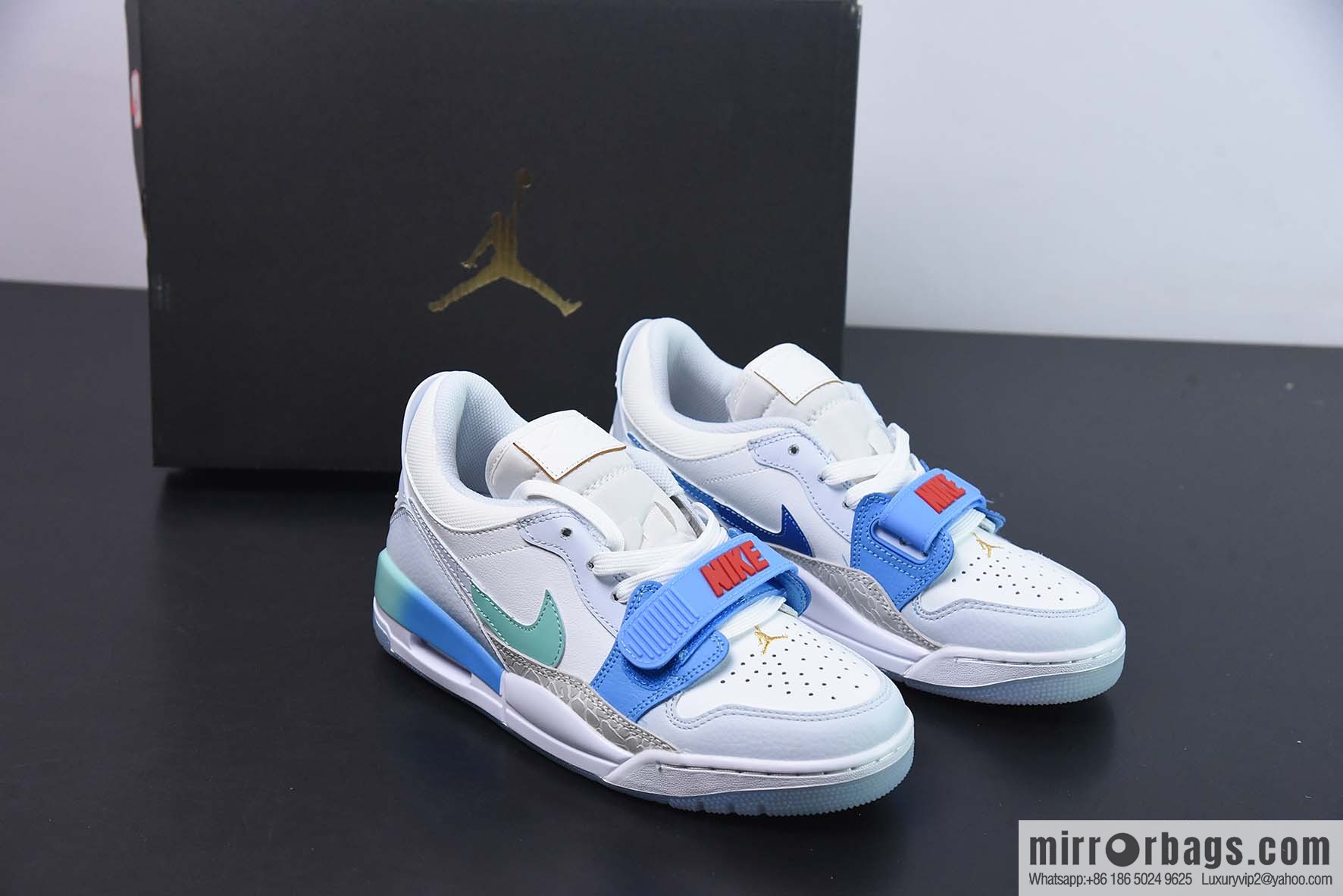 Air Jordan Legacy 312 low gray blue sneakers item number: FN8896 131
