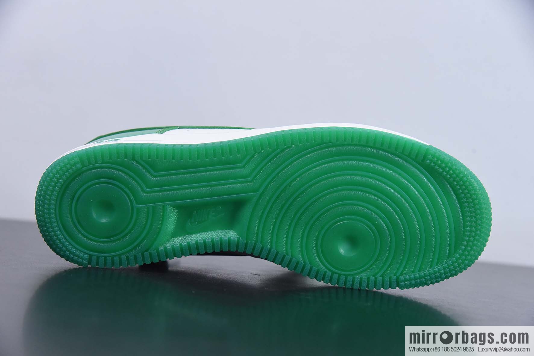 Nike Air Force 1 Low white and green patent leather Air Force No. 1 low-top sports and leisure shoes, item number: HP3656-511