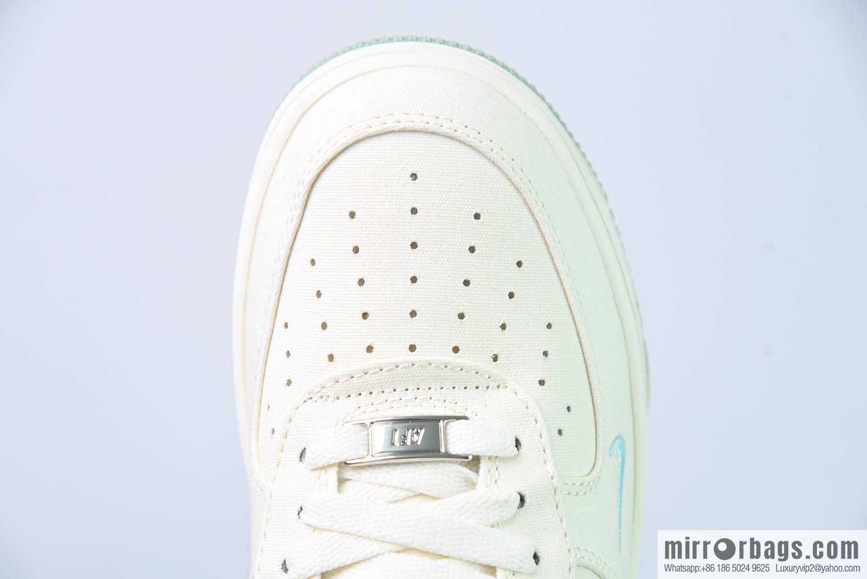 Nike Air Force 1 Low Air Force One low-top sports and leisure shoes, double hook, beige blue, item number: ME0112 555