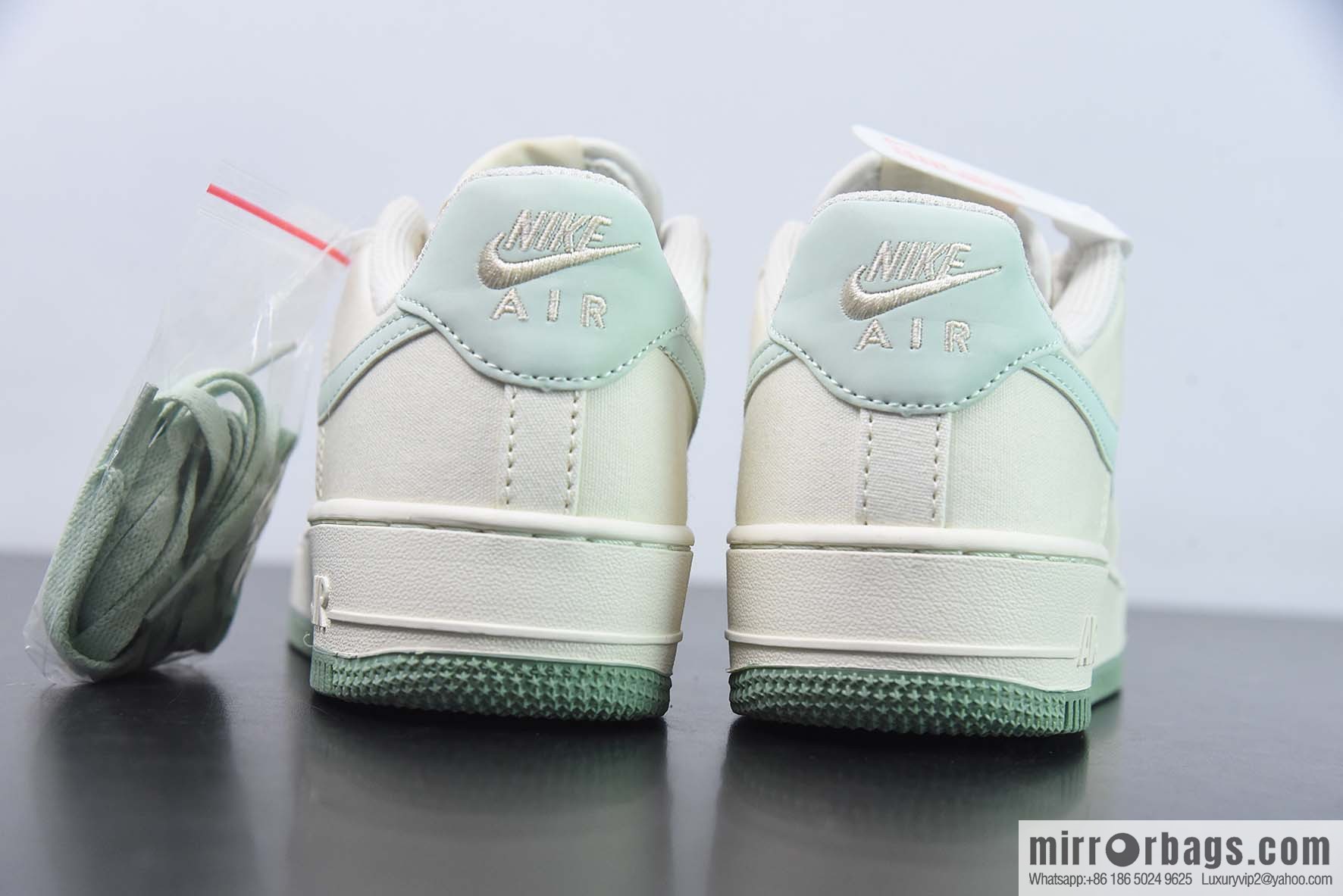 Nike Air Force 1 Low Air Force One low-top sports and leisure shoes, double hook, beige blue, item number: ME0112 555