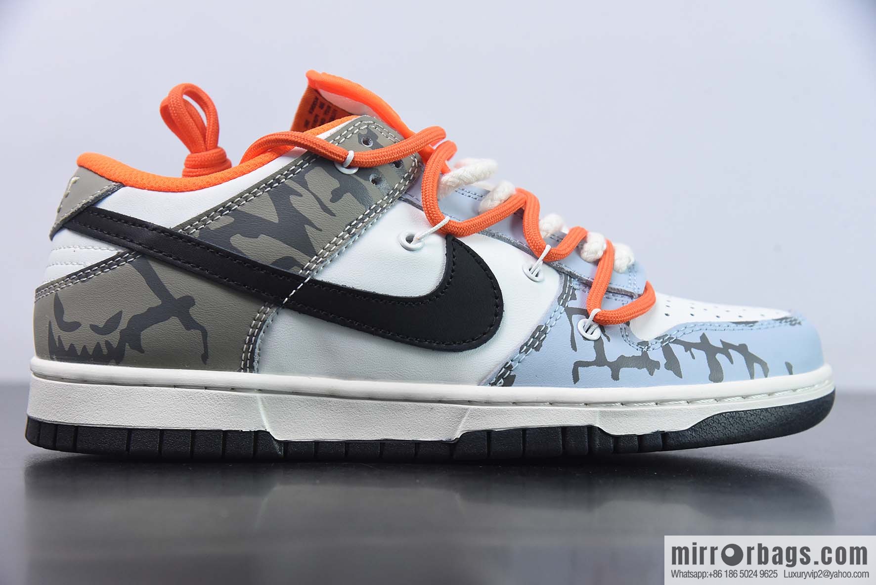 NK SB Dunk Low deconstruction drawstring strap low-top skate shoes item number: DH9765-003