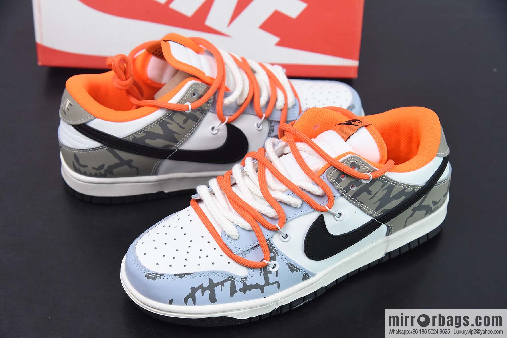 NK SB Dunk Low deconstruction drawstring strap low-top skate shoes item number: DH9765-003