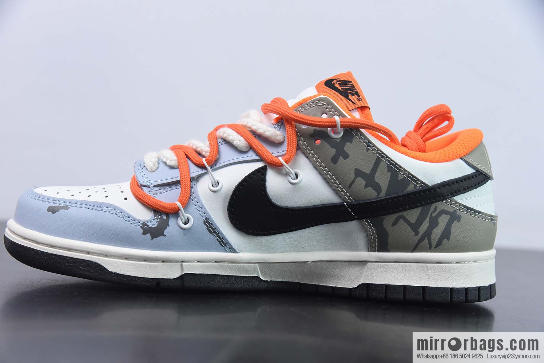 NK SB Dunk Low deconstruction drawstring strap low-top skate shoes item number: DH9765-003