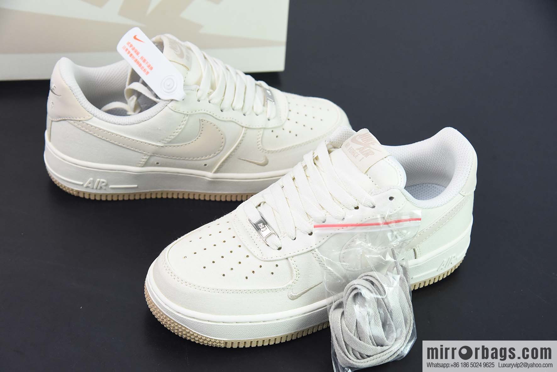Nk Air Force 1 '07 Low khaki hook, cloth surface, Air Force One low-top casual board shoes, item number: ME0112-577