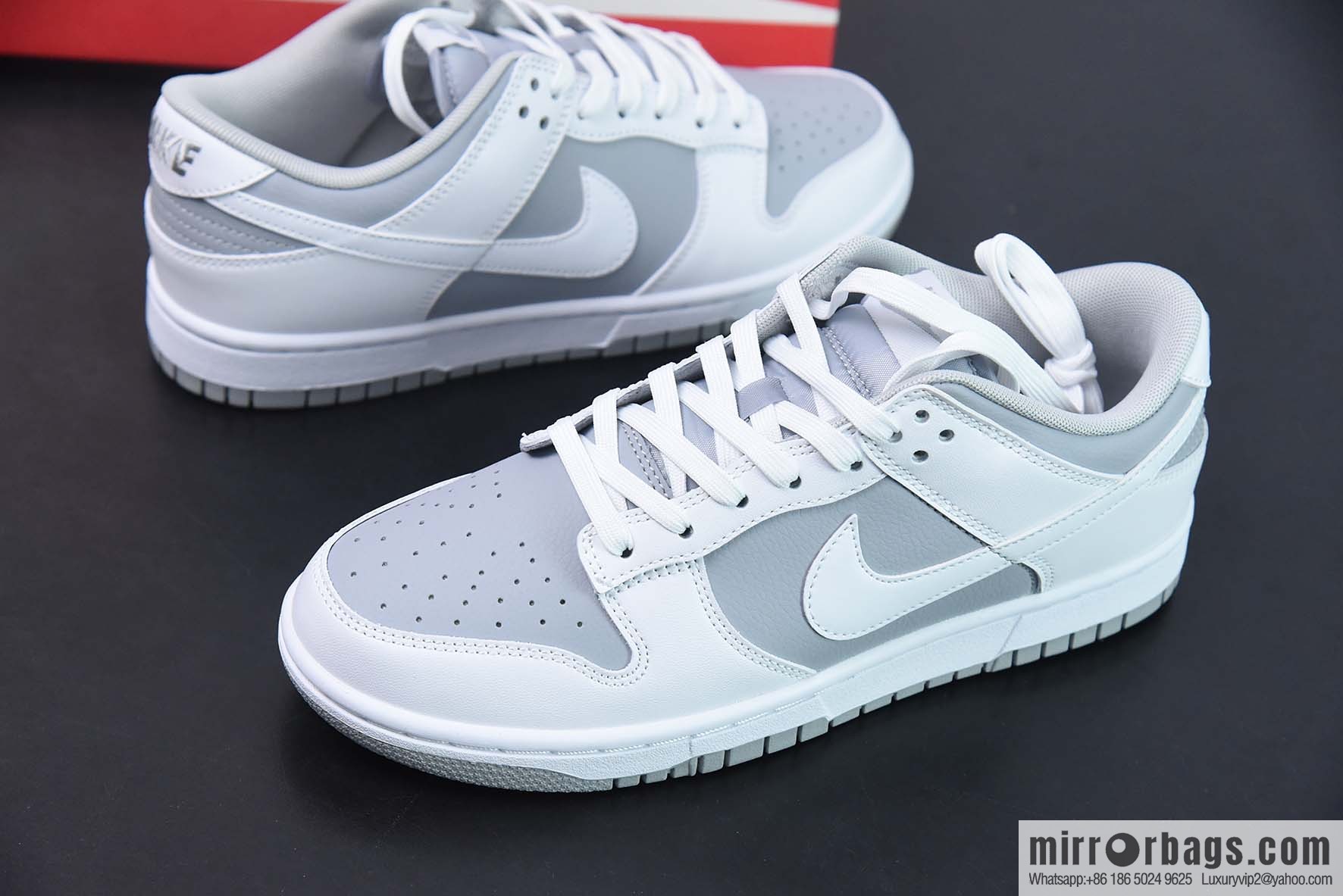 Nike Dunk Low low-top casual board shoes, white gray, item number: DJ6188-003