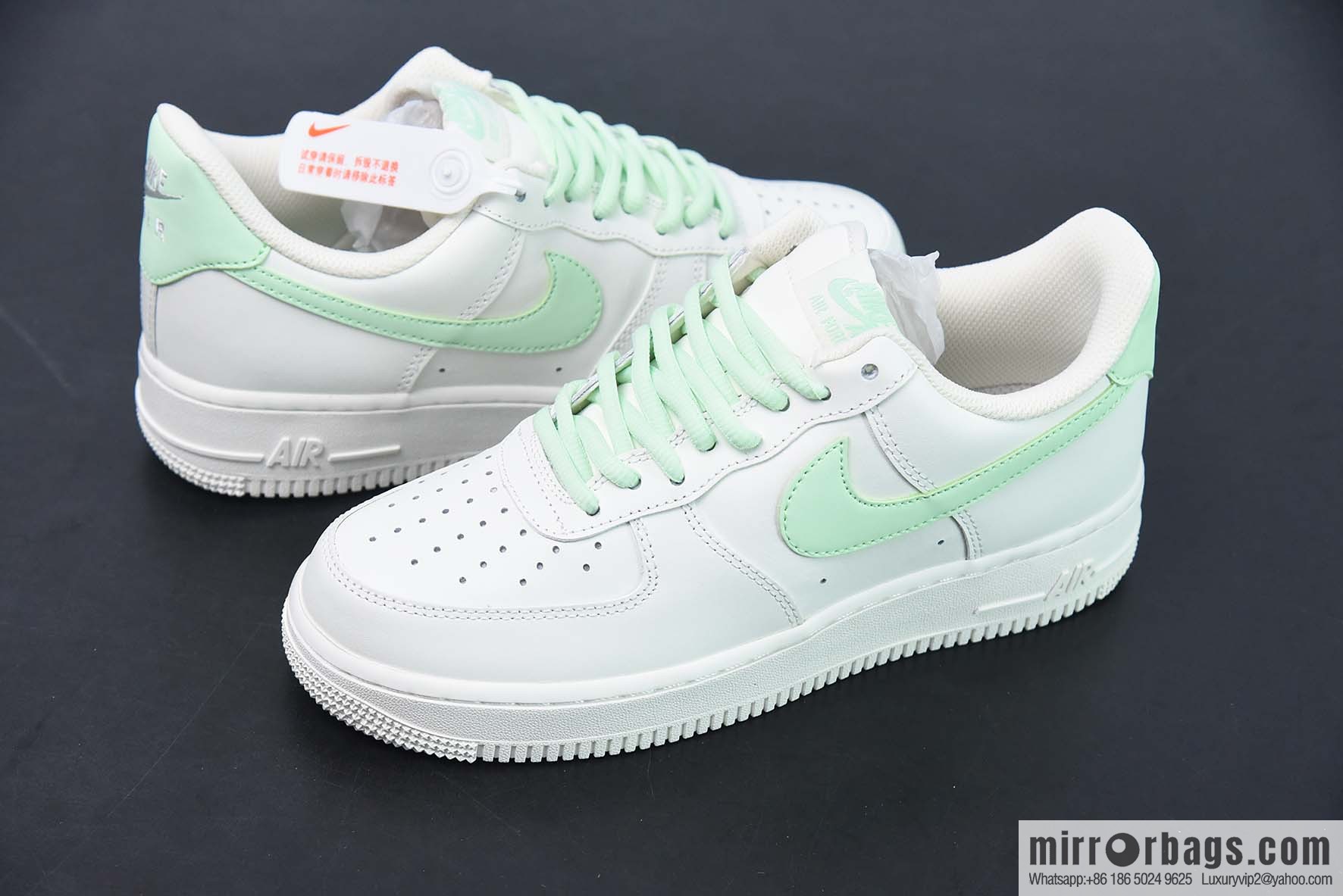 NK Air Force 1 Air Force One low-top sports and leisure shoes white Tiffany & Co. Green, item number: CQ5059-223