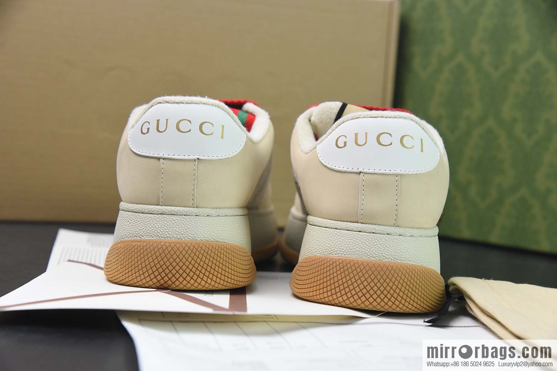 Gucci Gucci Screener platform dirty shoes, platform heightening series