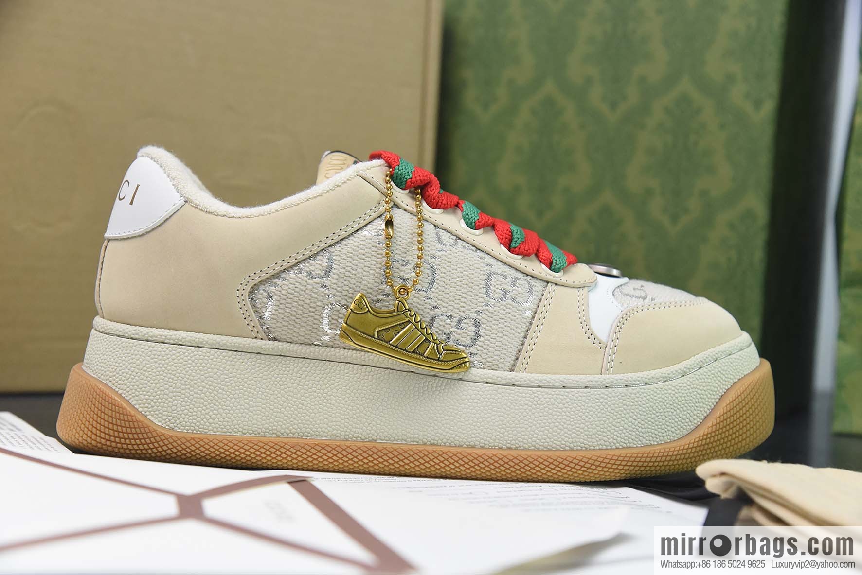 Gucci Gucci Screener platform dirty shoes, platform heightening series