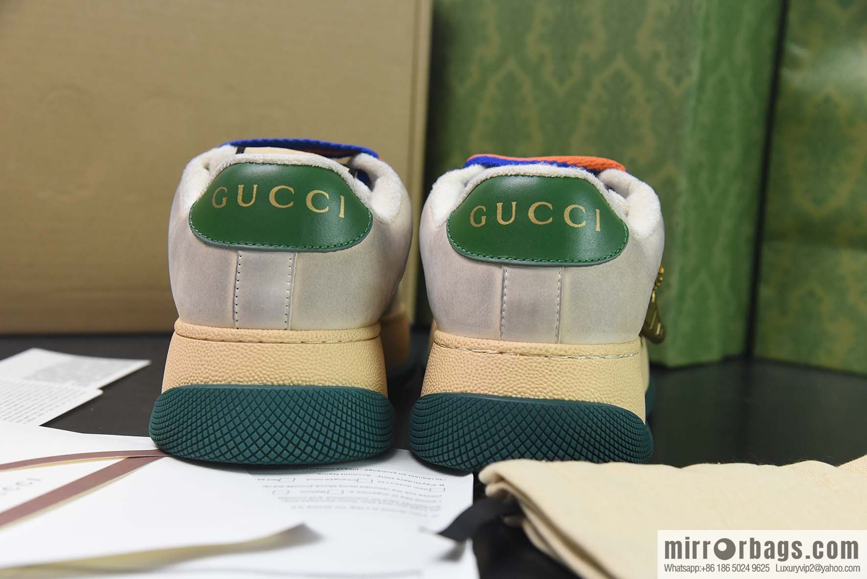 Gucci Gucci Screener platform dirty shoes, platform heightening series