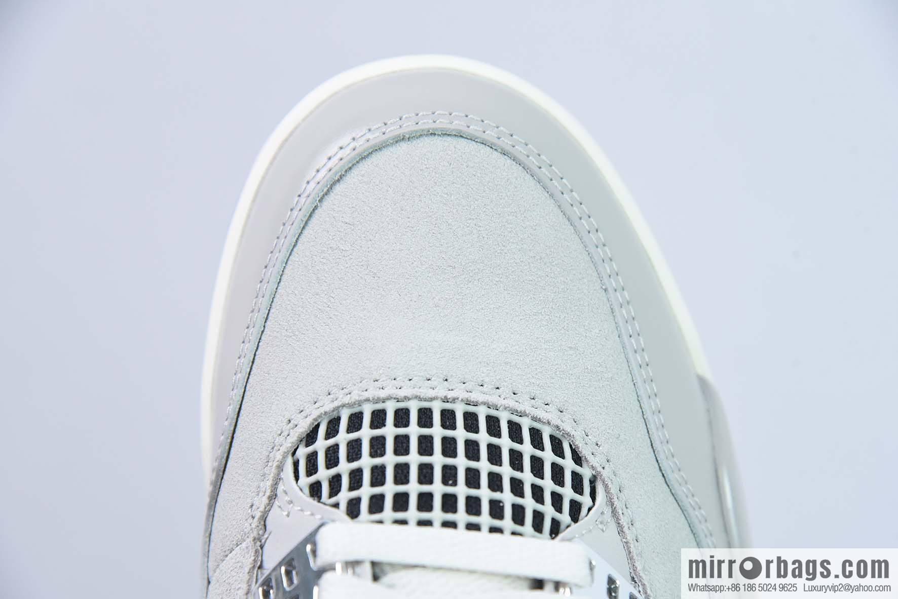 Air Jordan AJ4 Retro AJ4 electroplated silver sneakers Part Number: AQ9129-001