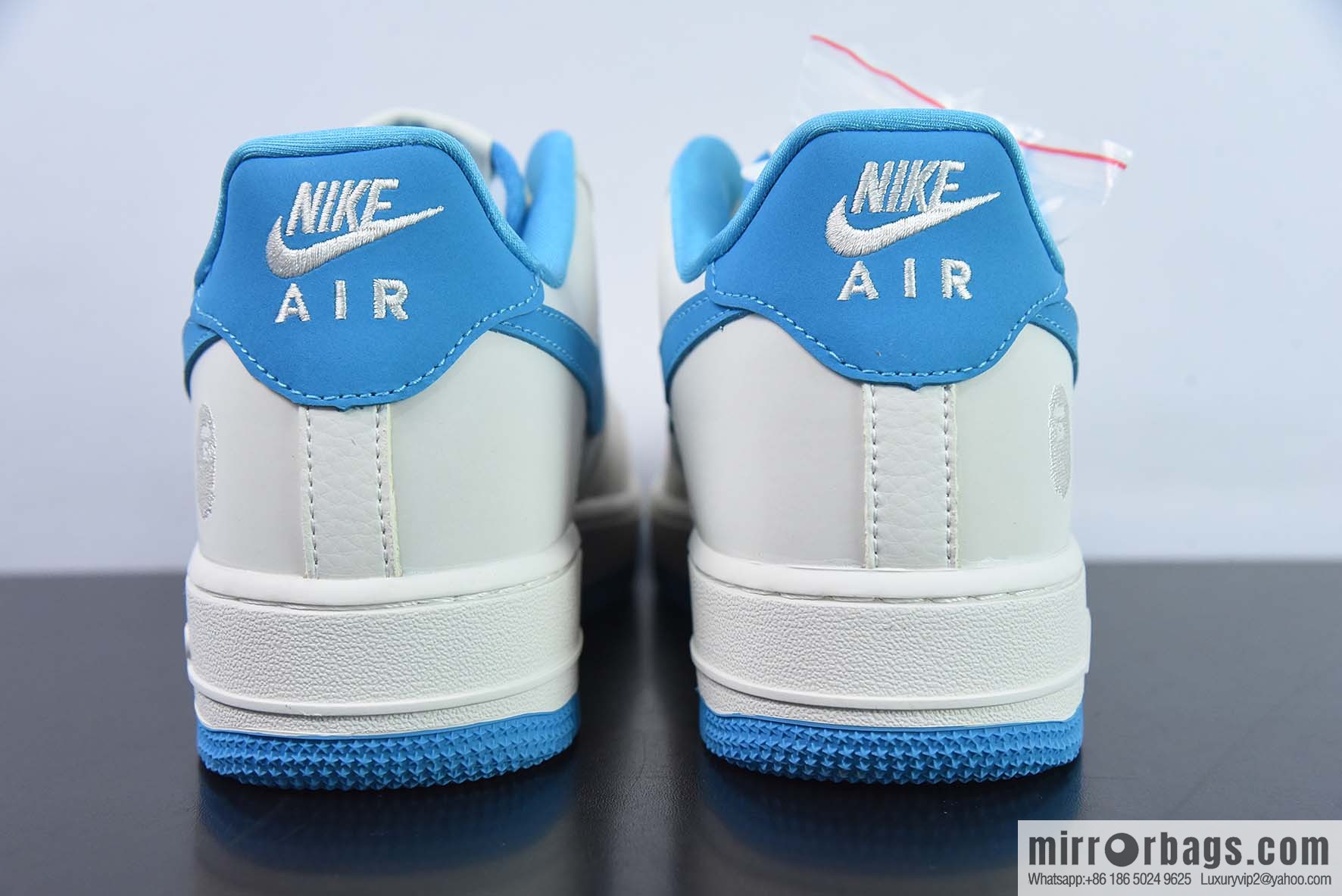 Nike Air Force 1 AF1 Air Force One/low-top, white and blue, ape head embroidery Item number: BS9055-750