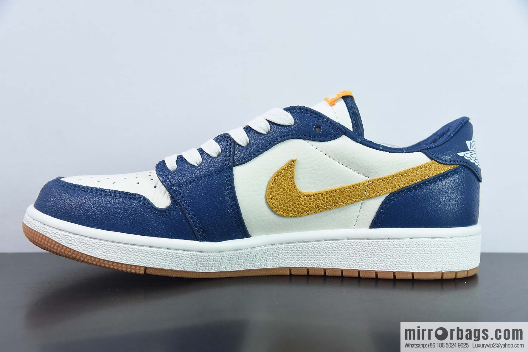Air Jordan 1 Low OG AJ1 Jordan 1st generation low-top white blue yellow hook burst pattern, item number: CZ0790-103