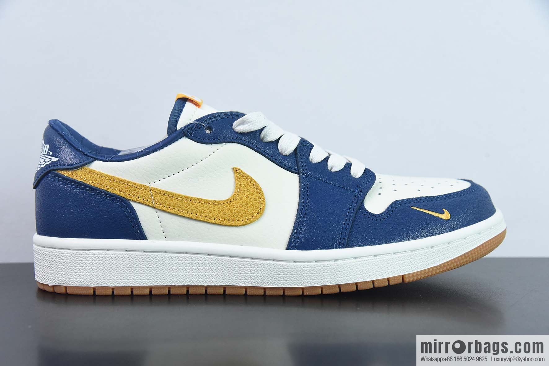 Air Jordan 1 Low OG AJ1 Jordan 1st generation low-top white blue yellow hook burst pattern, item number: CZ0790-103