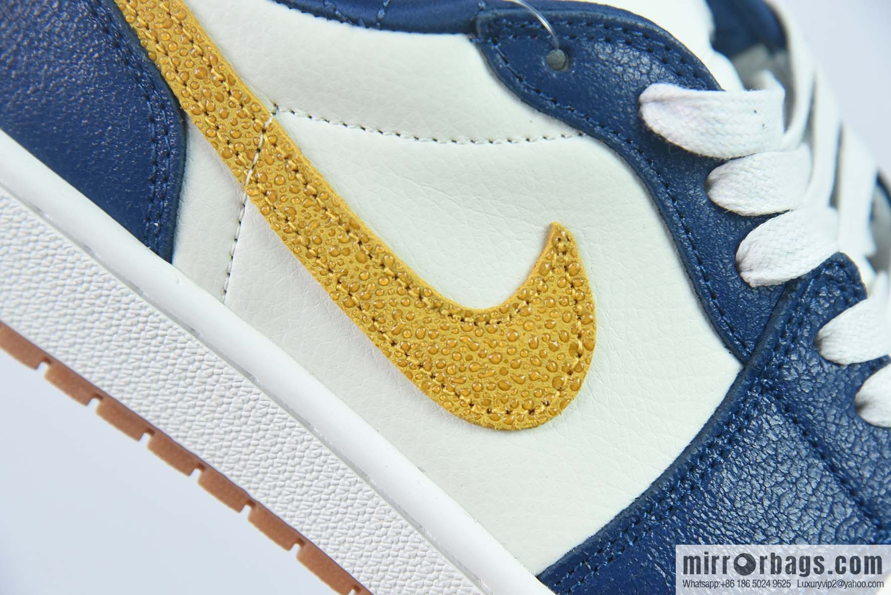 Air Jordan 1 Low OG AJ1 Jordan 1st generation low-top white blue yellow hook burst pattern, item number: CZ0790-103