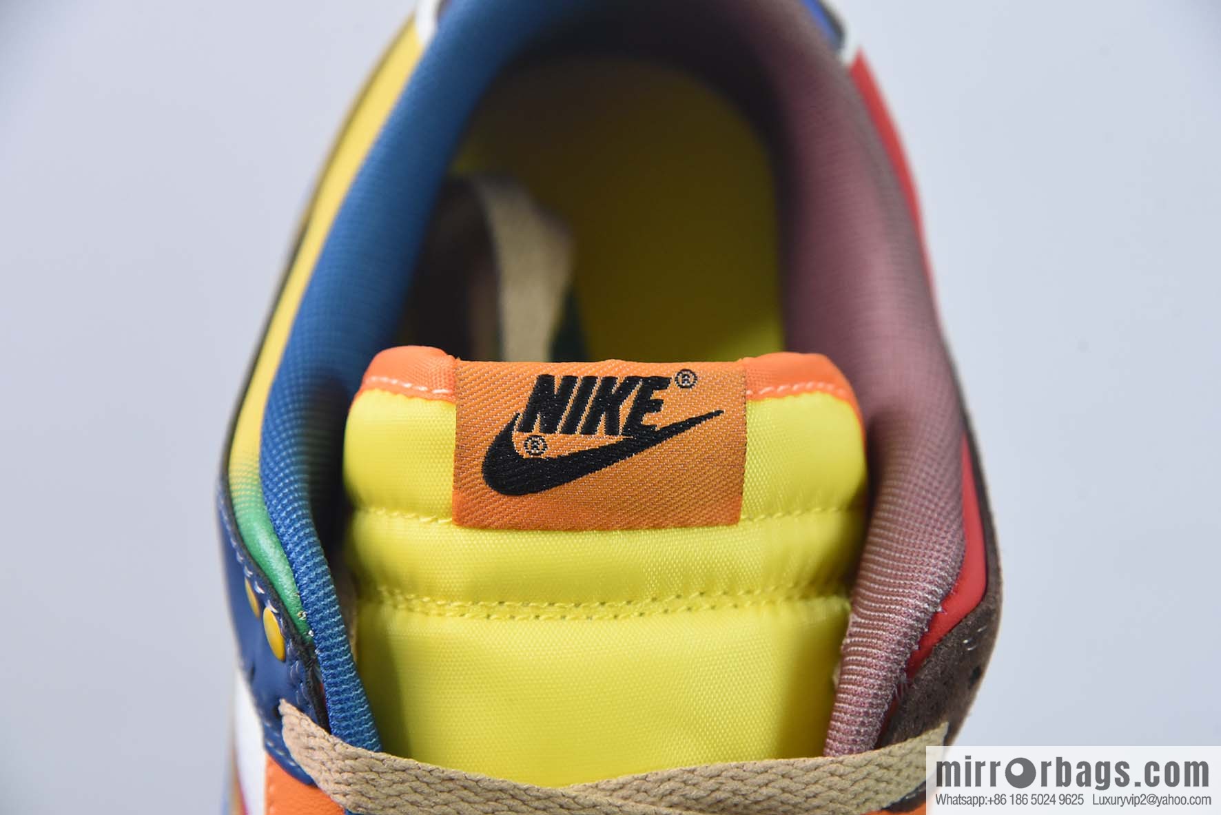 Nike SB Dunk Low RETRO Mario, mandarin duck patchwork item number: DH0952 100